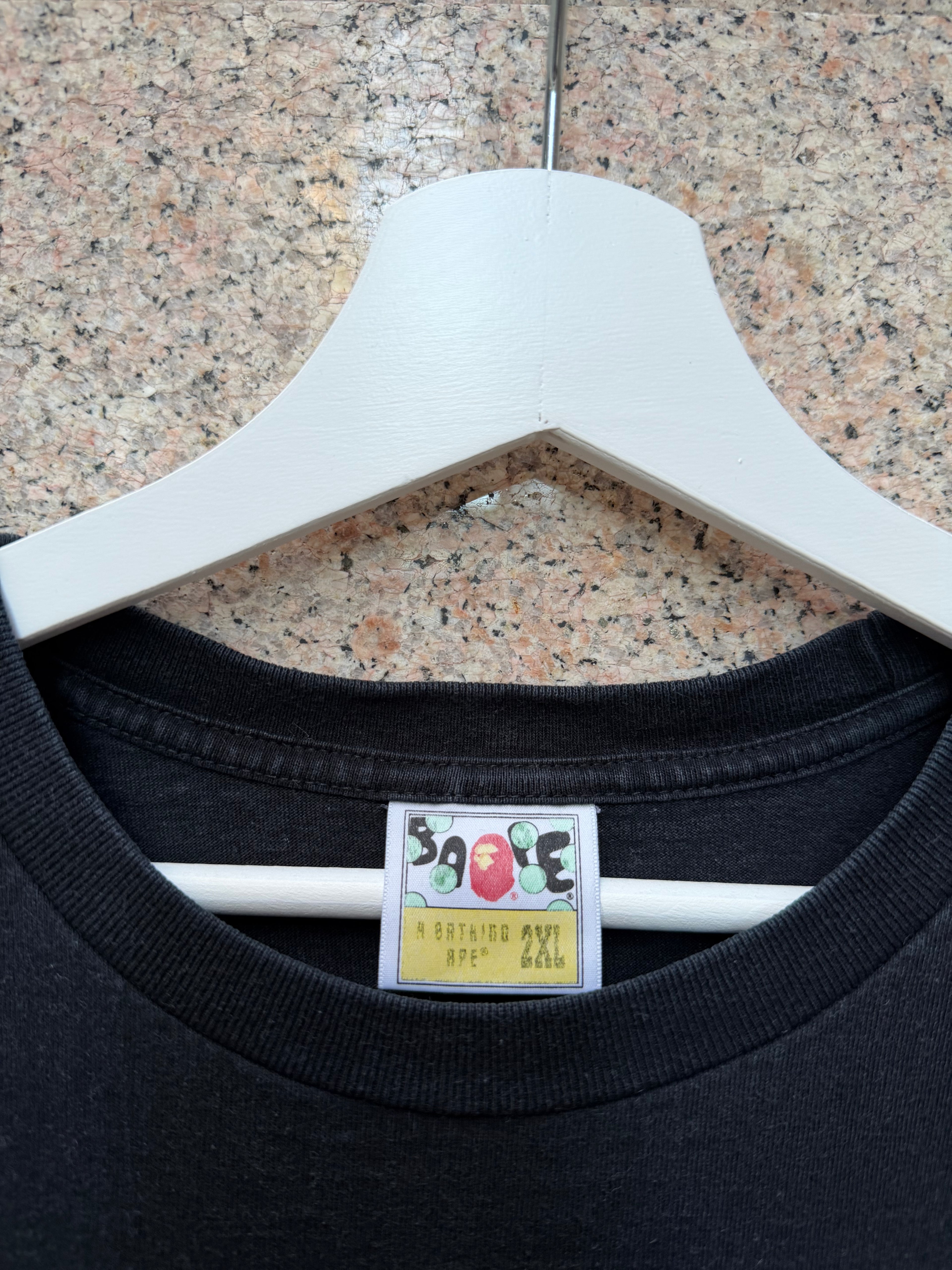 A Bathing Ape Bape Big Head Camo Blue - XXL (USED)
