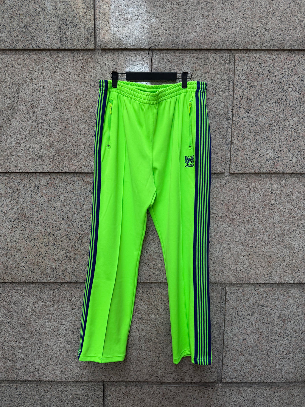 Needles x Awge Neon Track Pants - XL (USED)