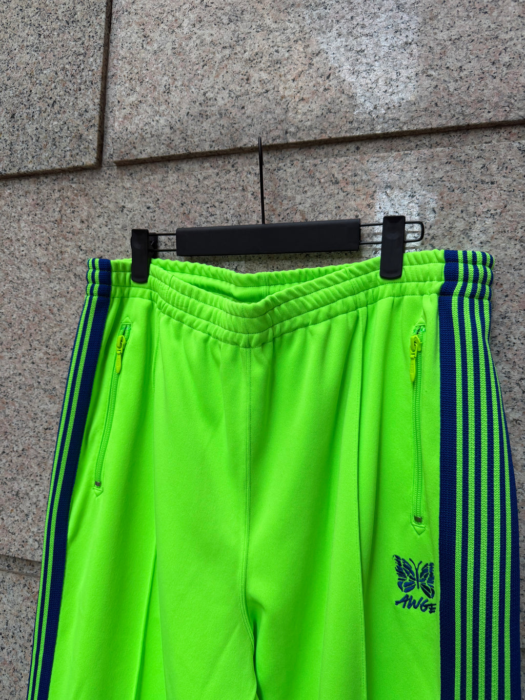 Needles x Awge Neon Track Pants - XL (USED)