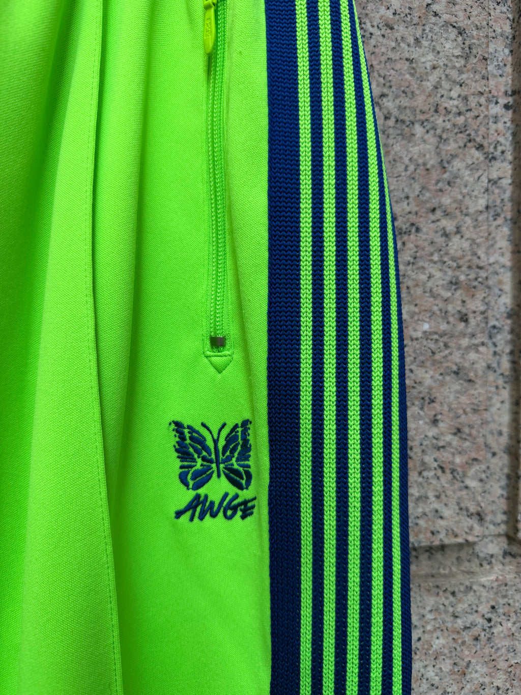 Needles x Awge Neon Track Pants - XL (USED)