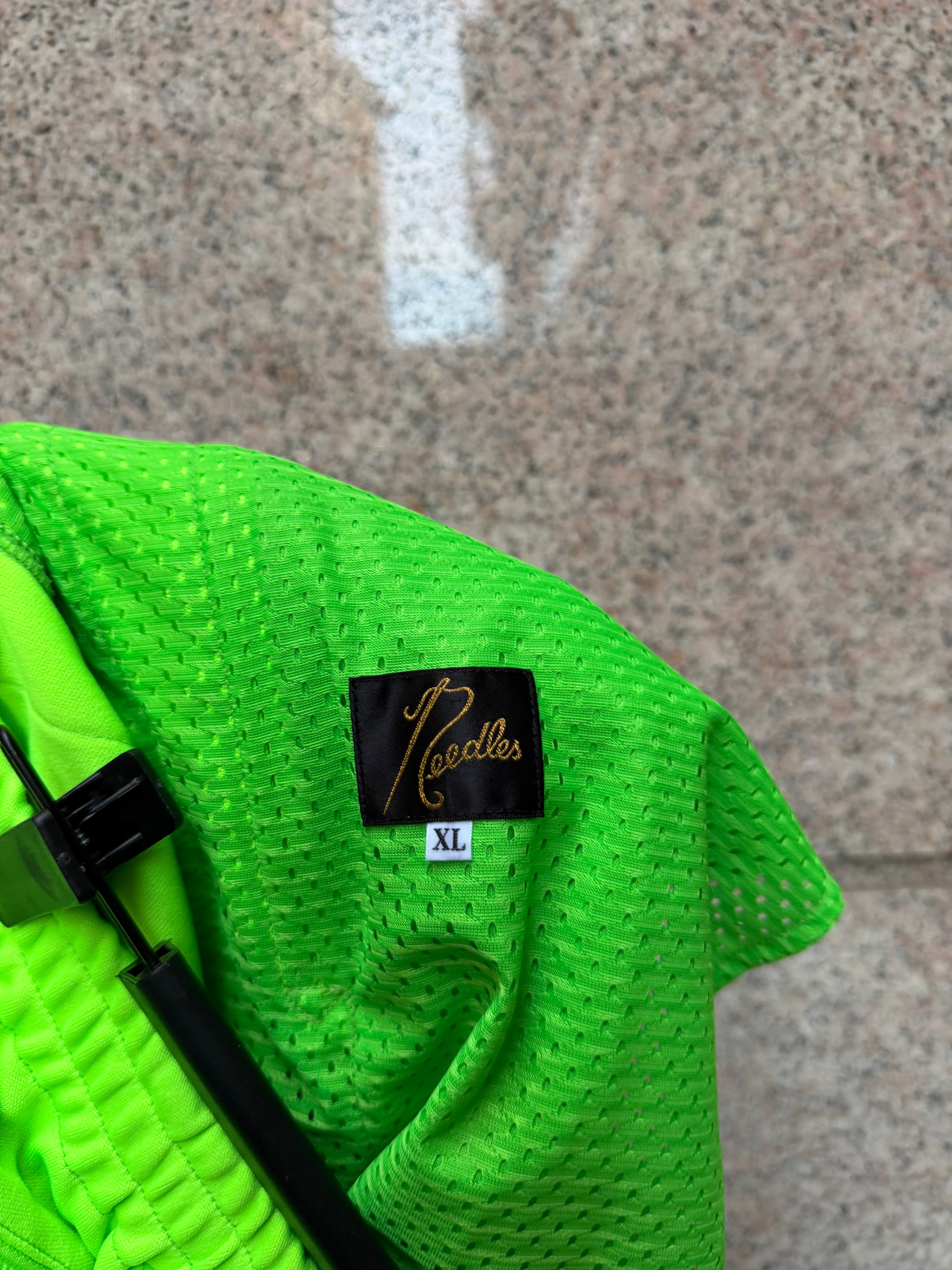 Needles x Awge Neon Track Pants - XL (USED)
