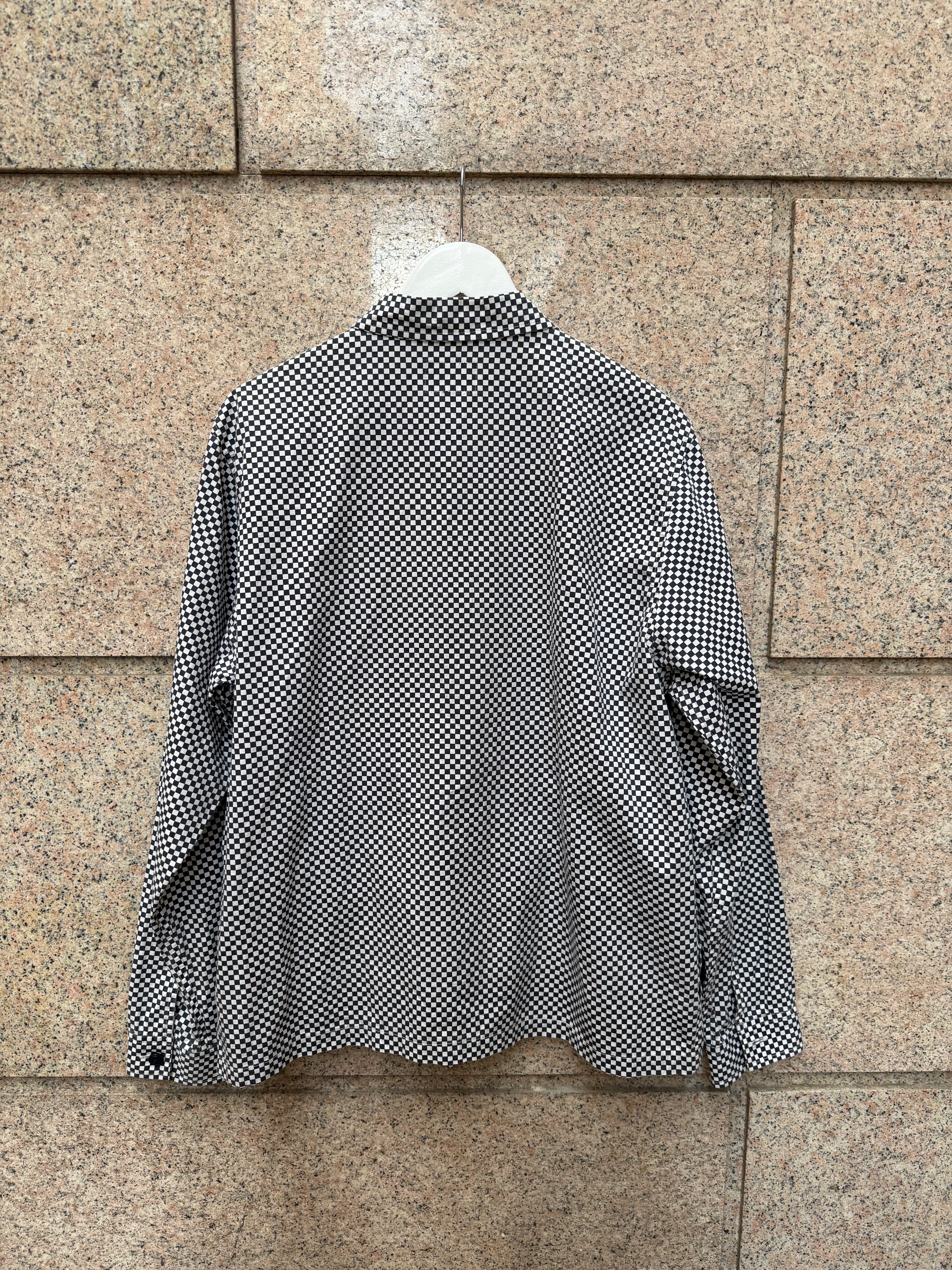 Stussy Overshirt White Navy - S (USED)