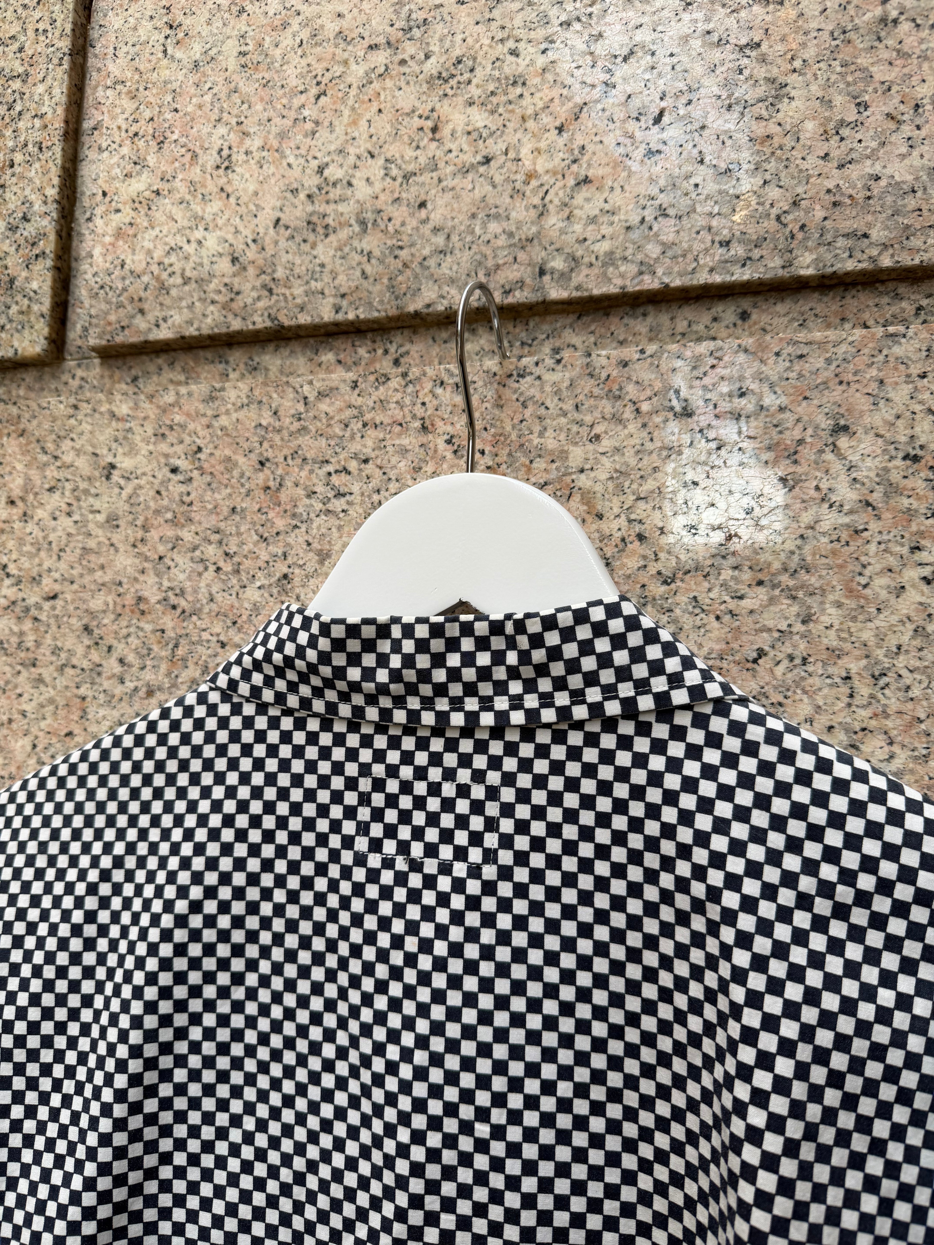 Stussy Overshirt White Navy - S (USED)