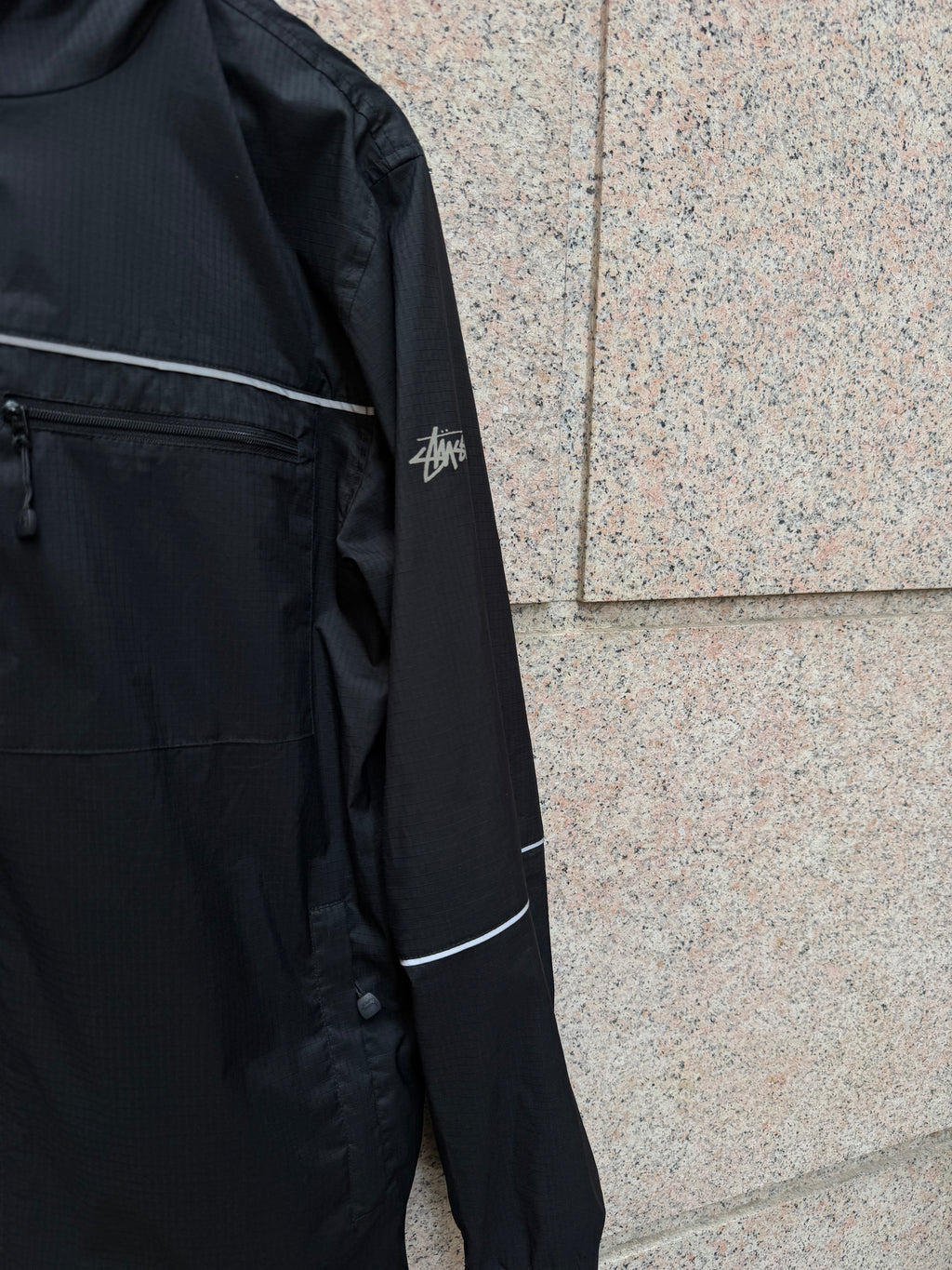 Stussy Light Jacket Black - S (USED)