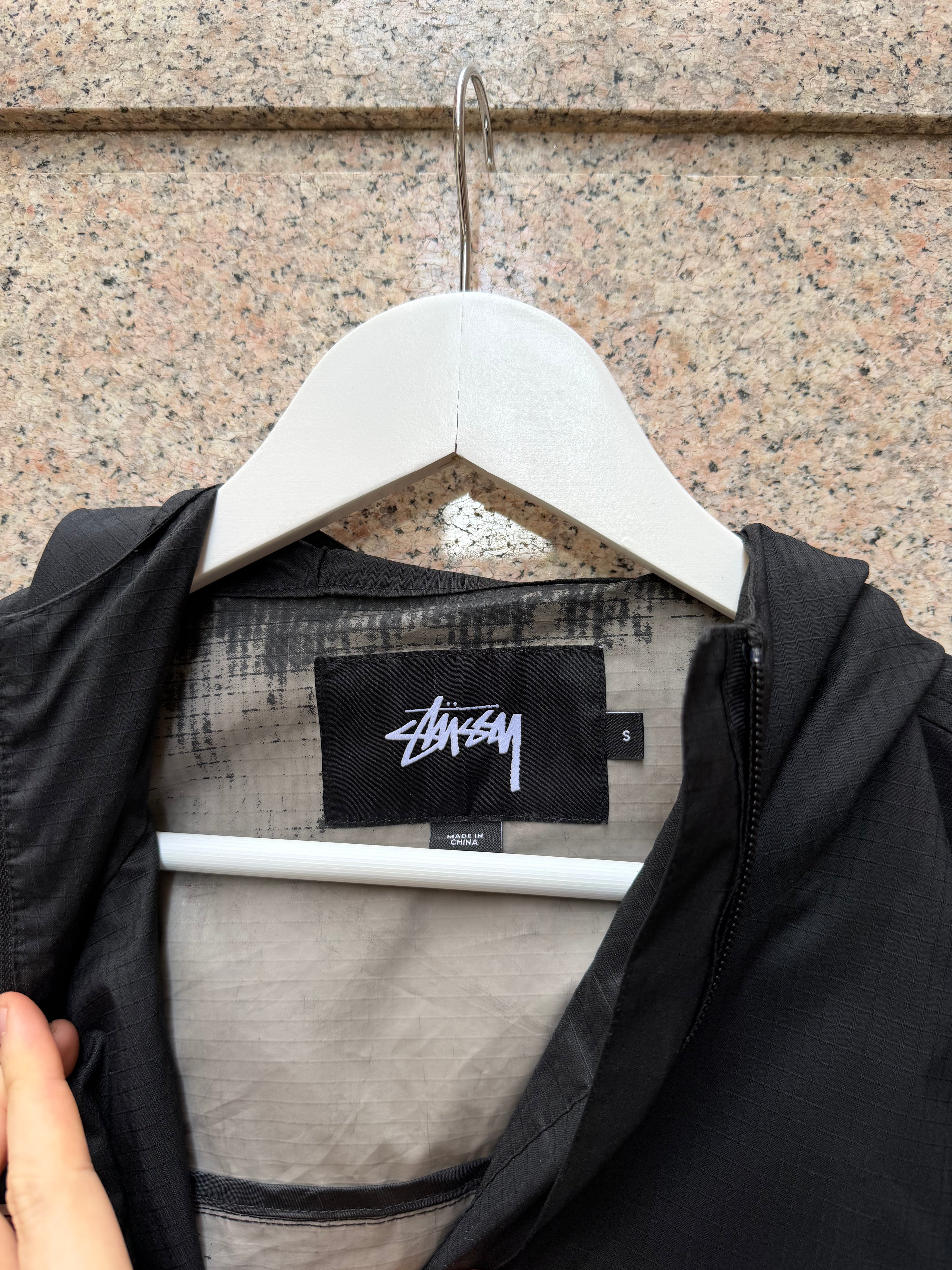Stussy Light Jacket Black - S (USED)