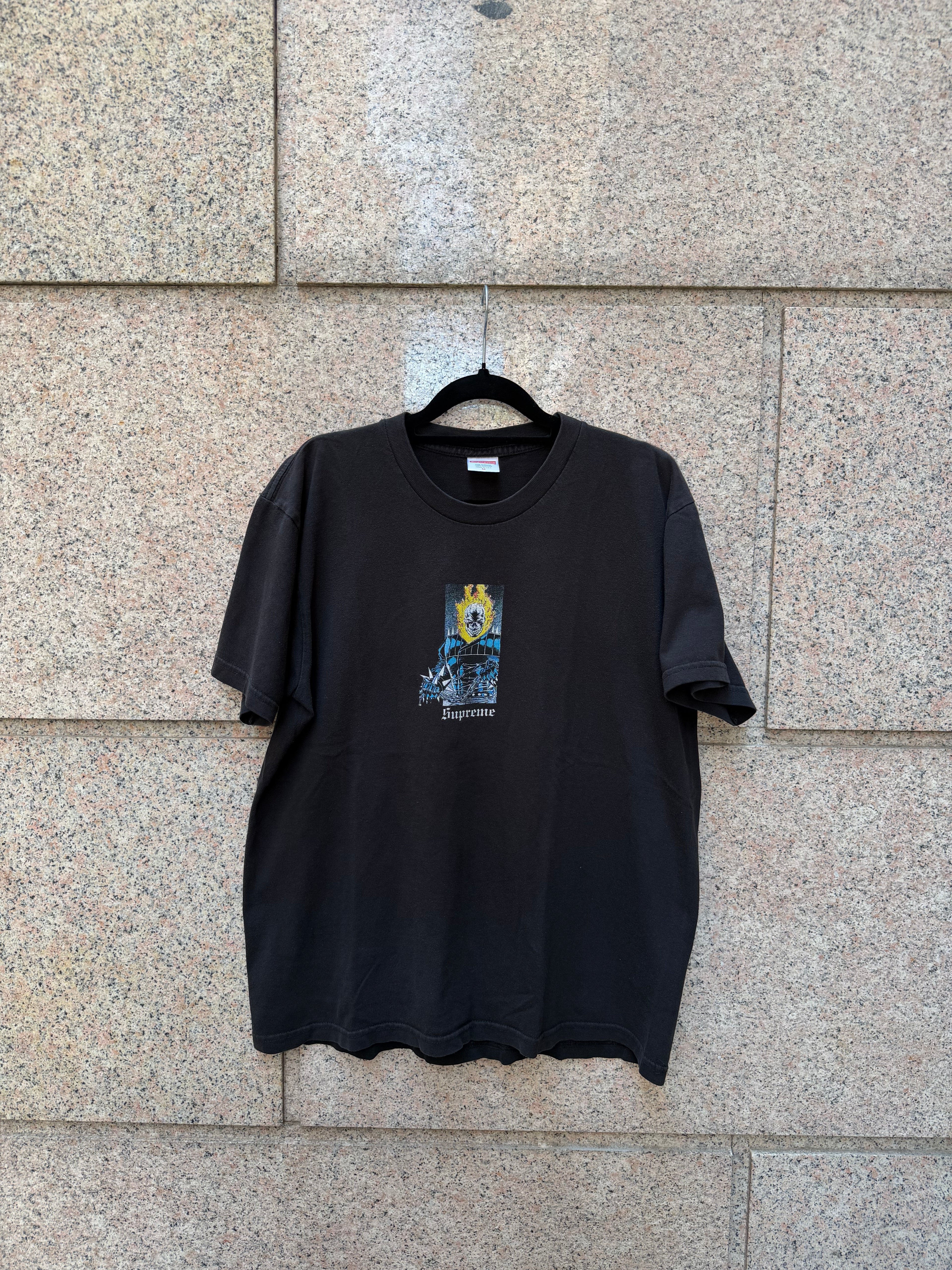 Supreme Marvel Ghost Rider Tee Black - M (USED)