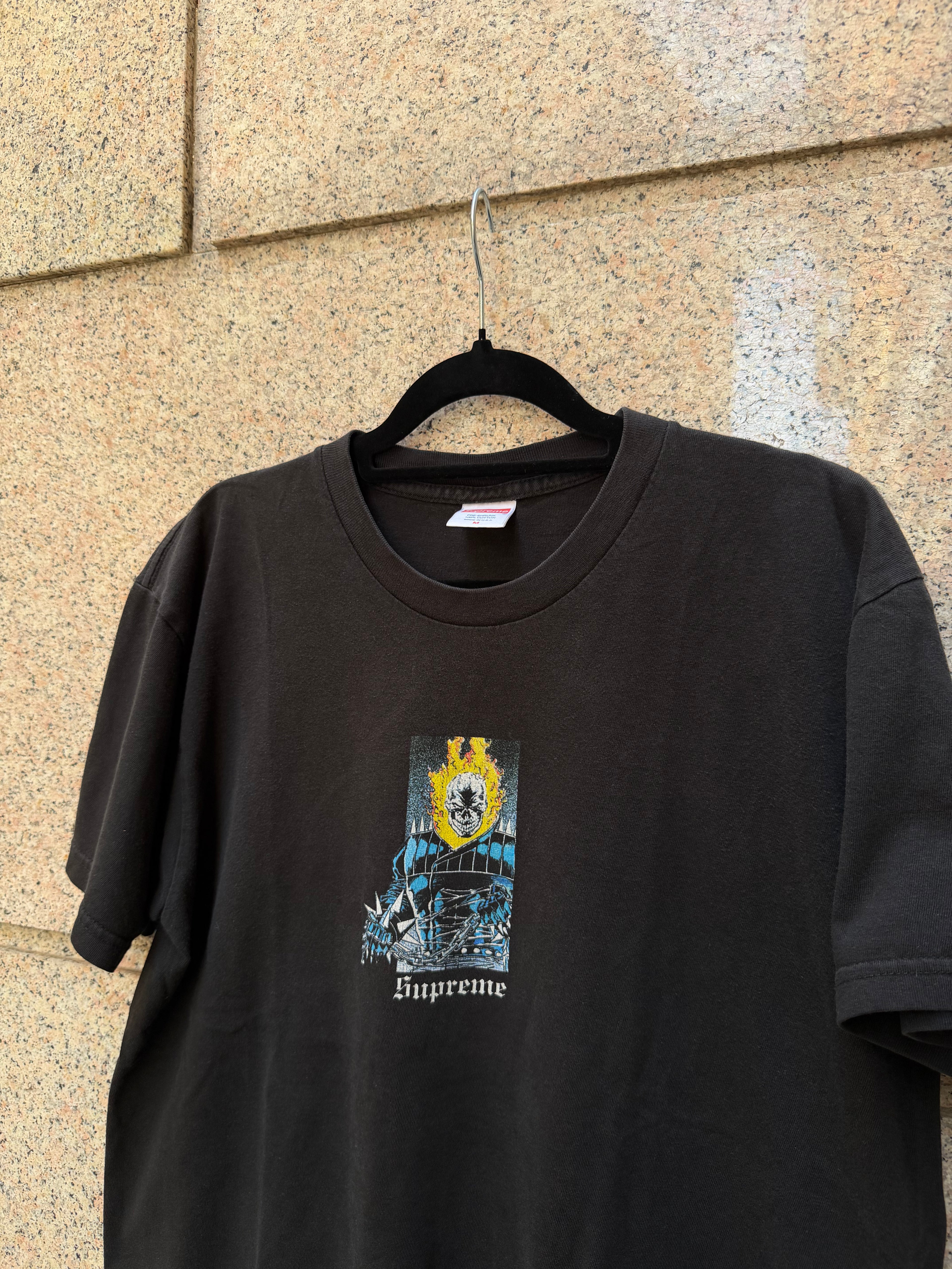 Supreme Marvel Ghost Rider Tee Black - M (USED)