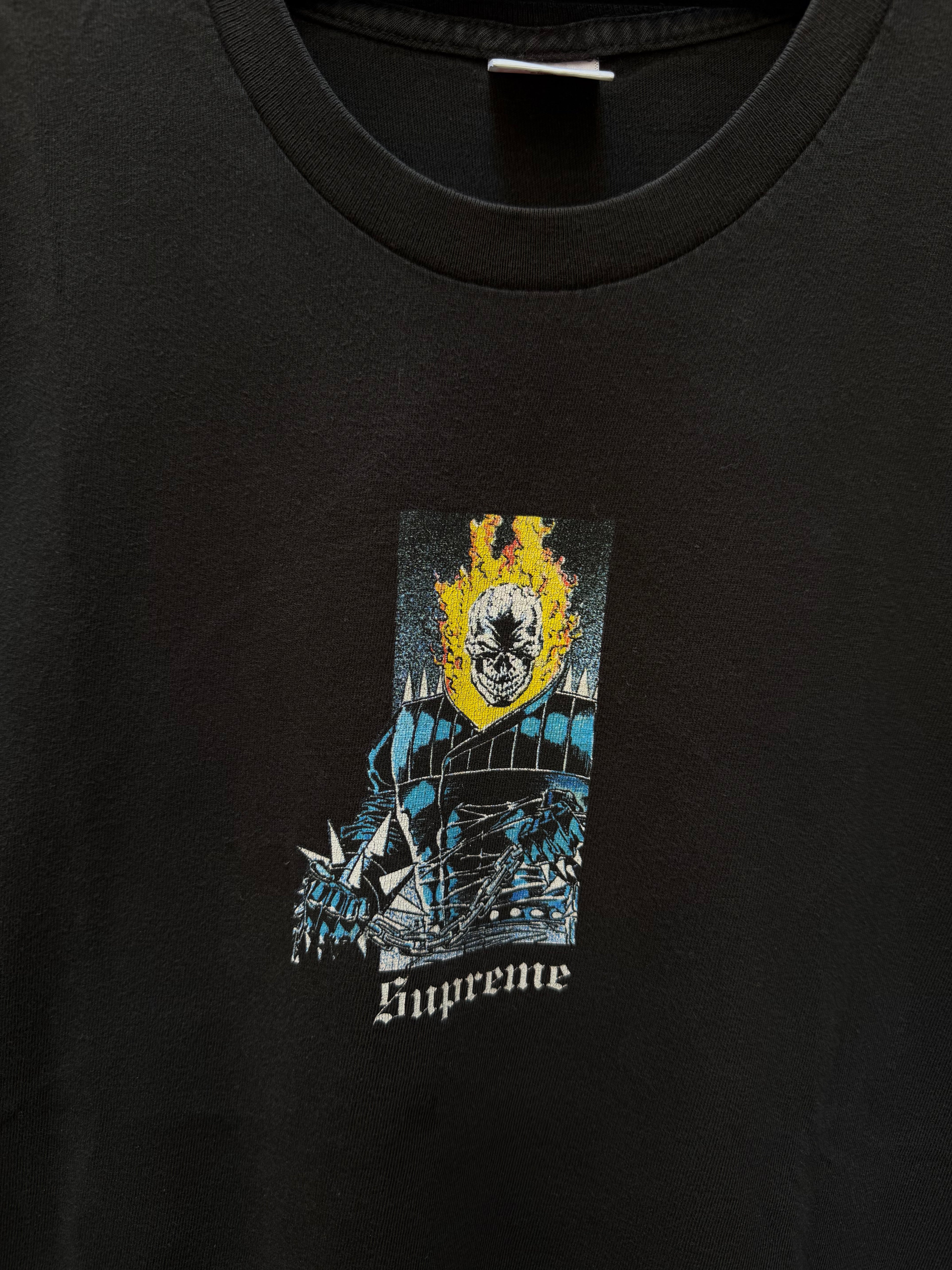 Supreme Marvel Ghost Rider Tee Black - M (USED)