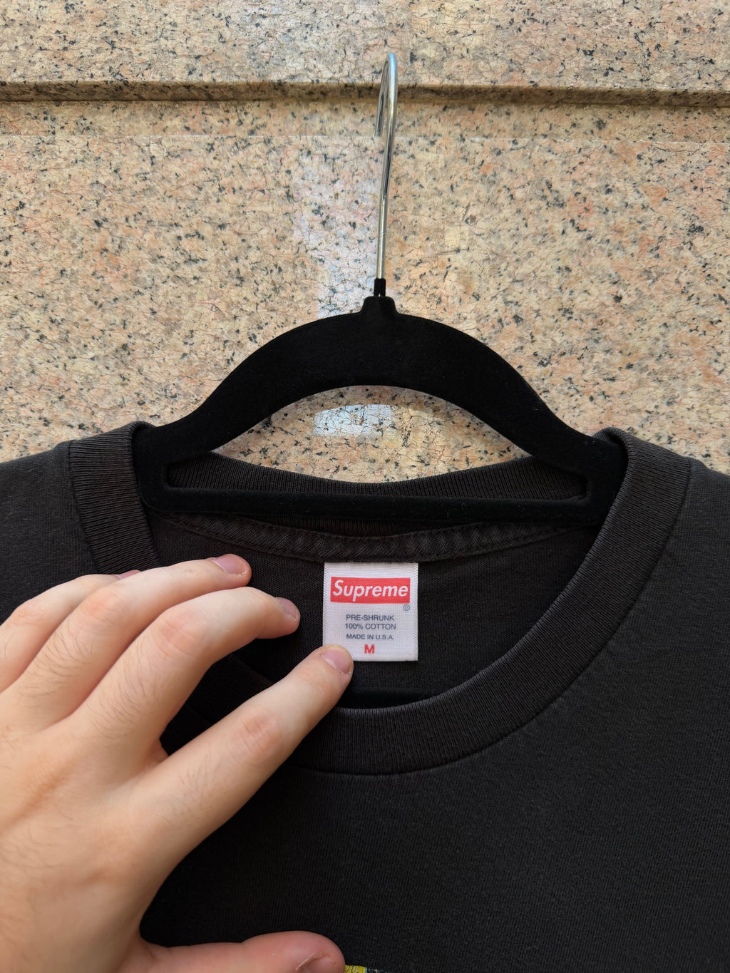 Supreme Marvel Ghost Rider Tee Black - M (USED)