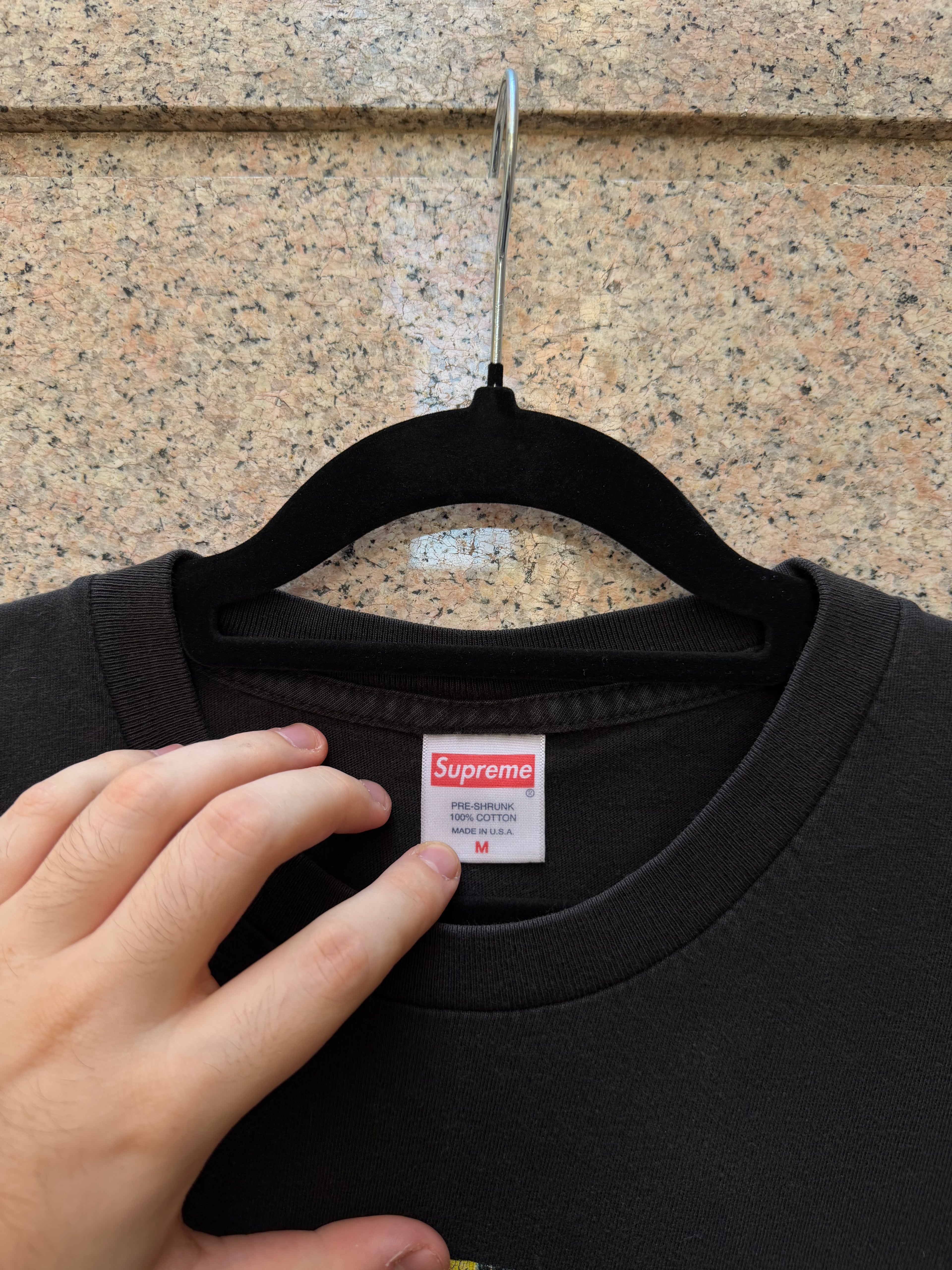Supreme Marvel Ghost Rider Tee Black - M (USED)