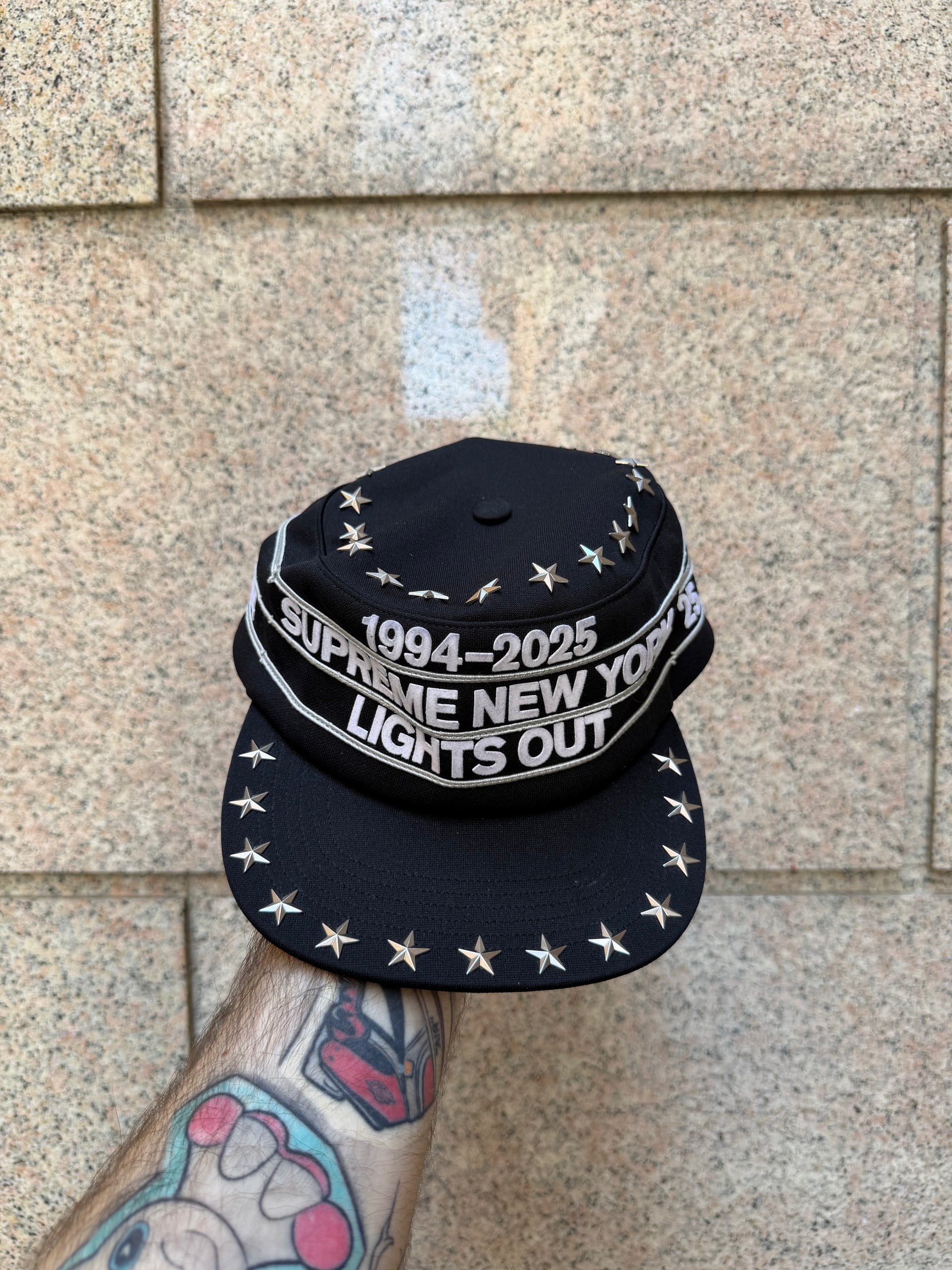Supreme Star Studded Pillbox Hat Black (USED) – YunShop