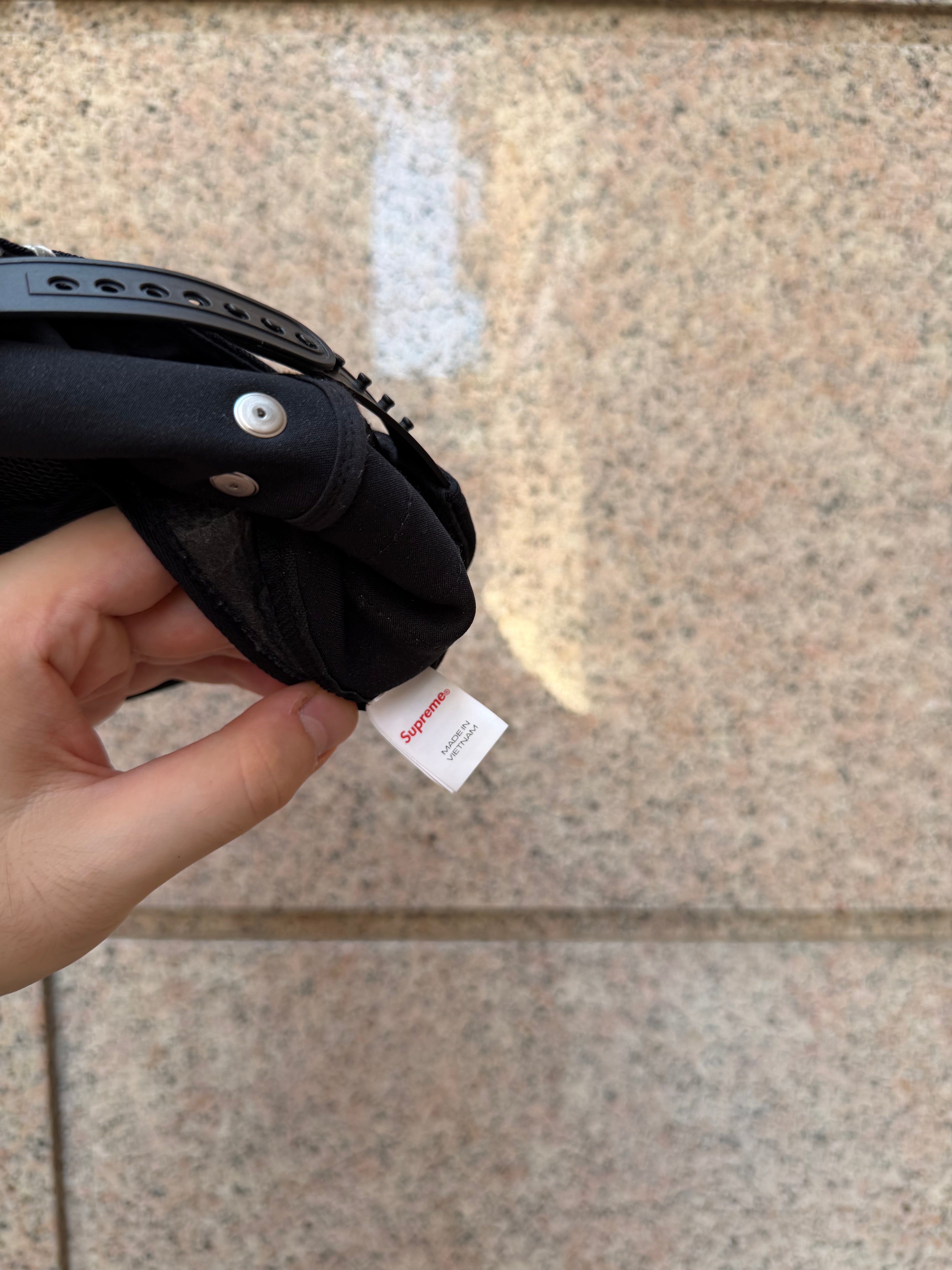 Supreme Star Studded Pillbox Hat Black (USED)
