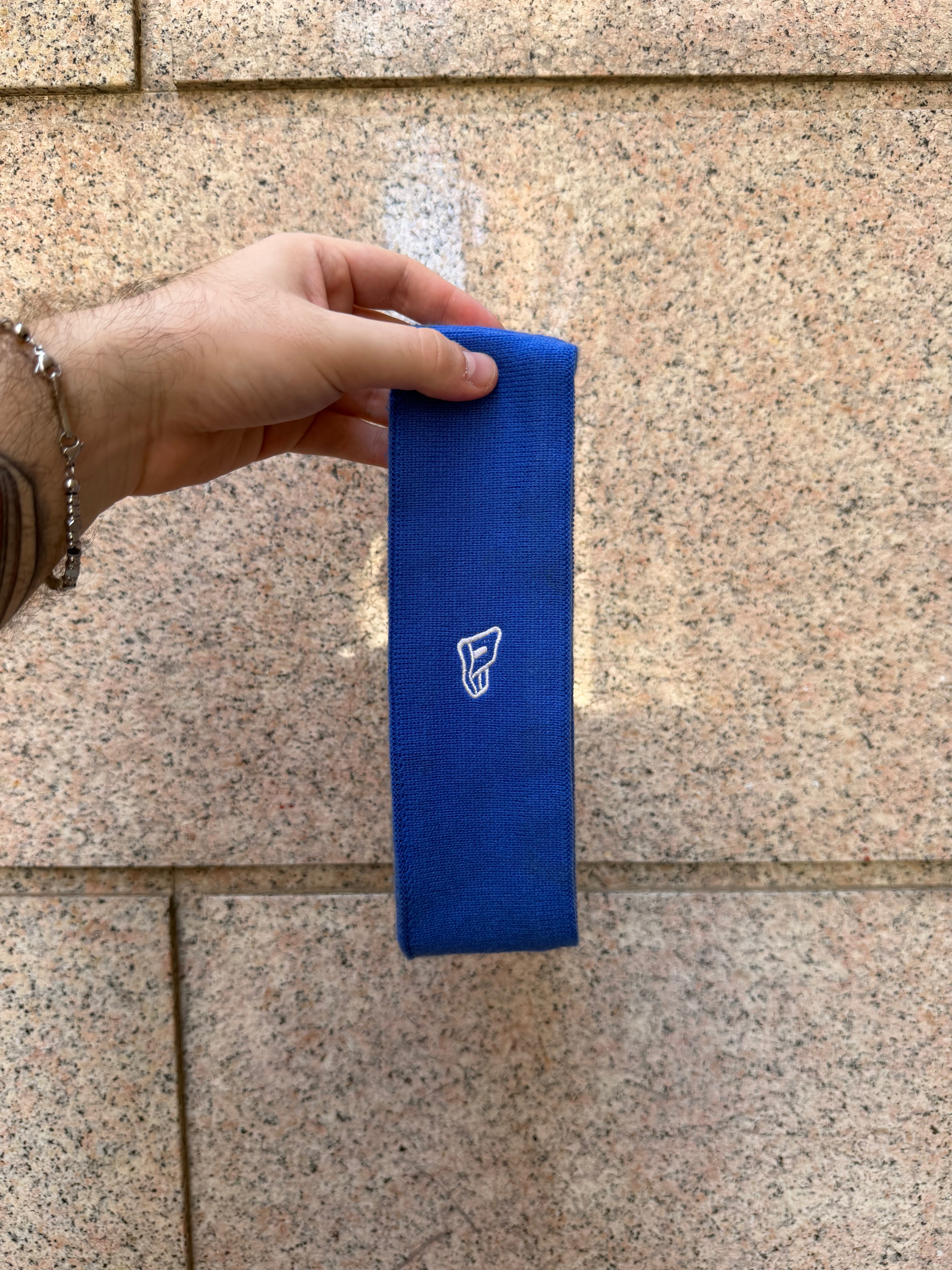 Supreme X New Era Big Logo Headband Blue (USED)