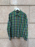 Stussy Zip Shirt Plaid Green - M (USED)