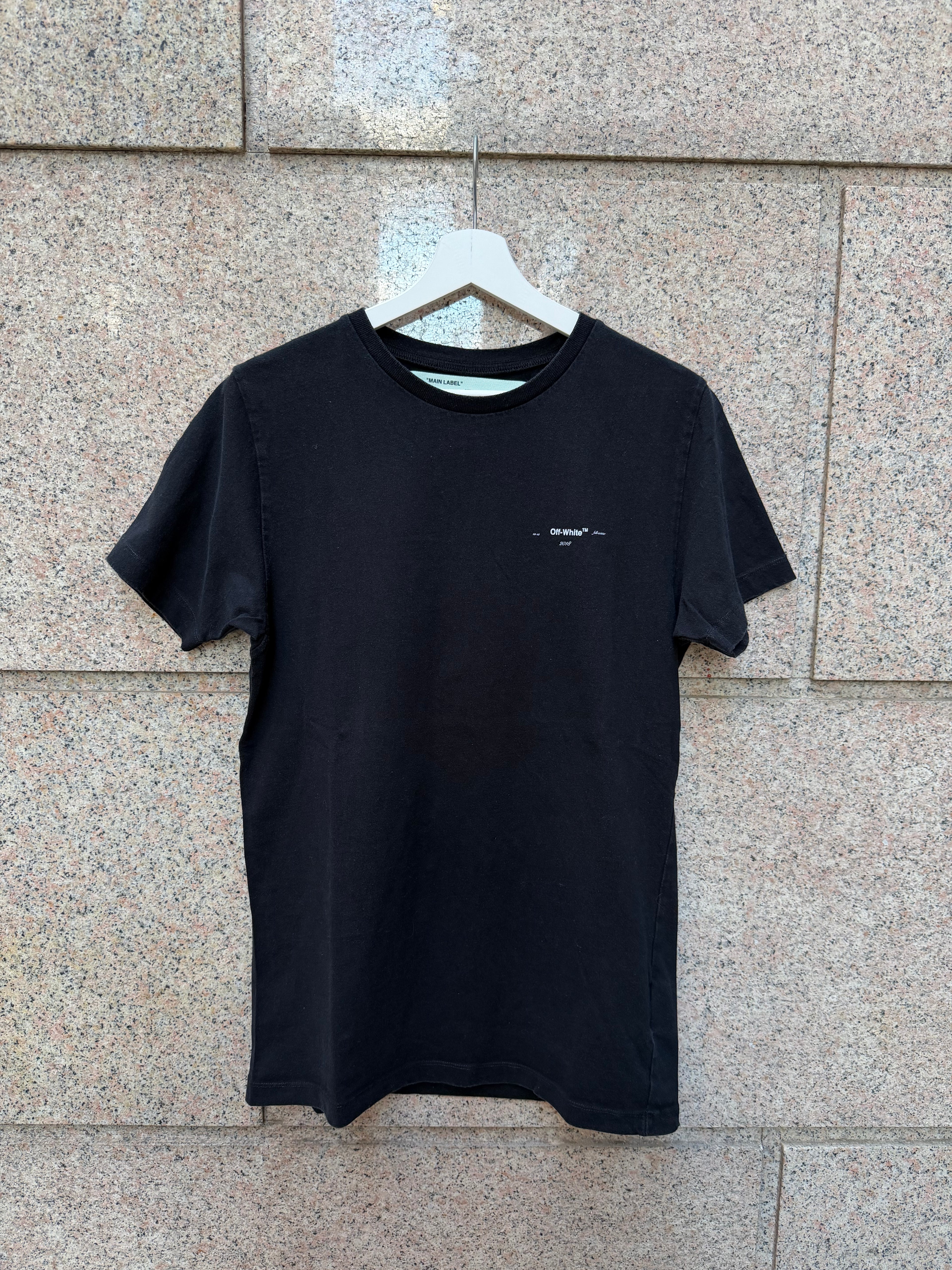 Off-White Black/White Tee - S (USED)