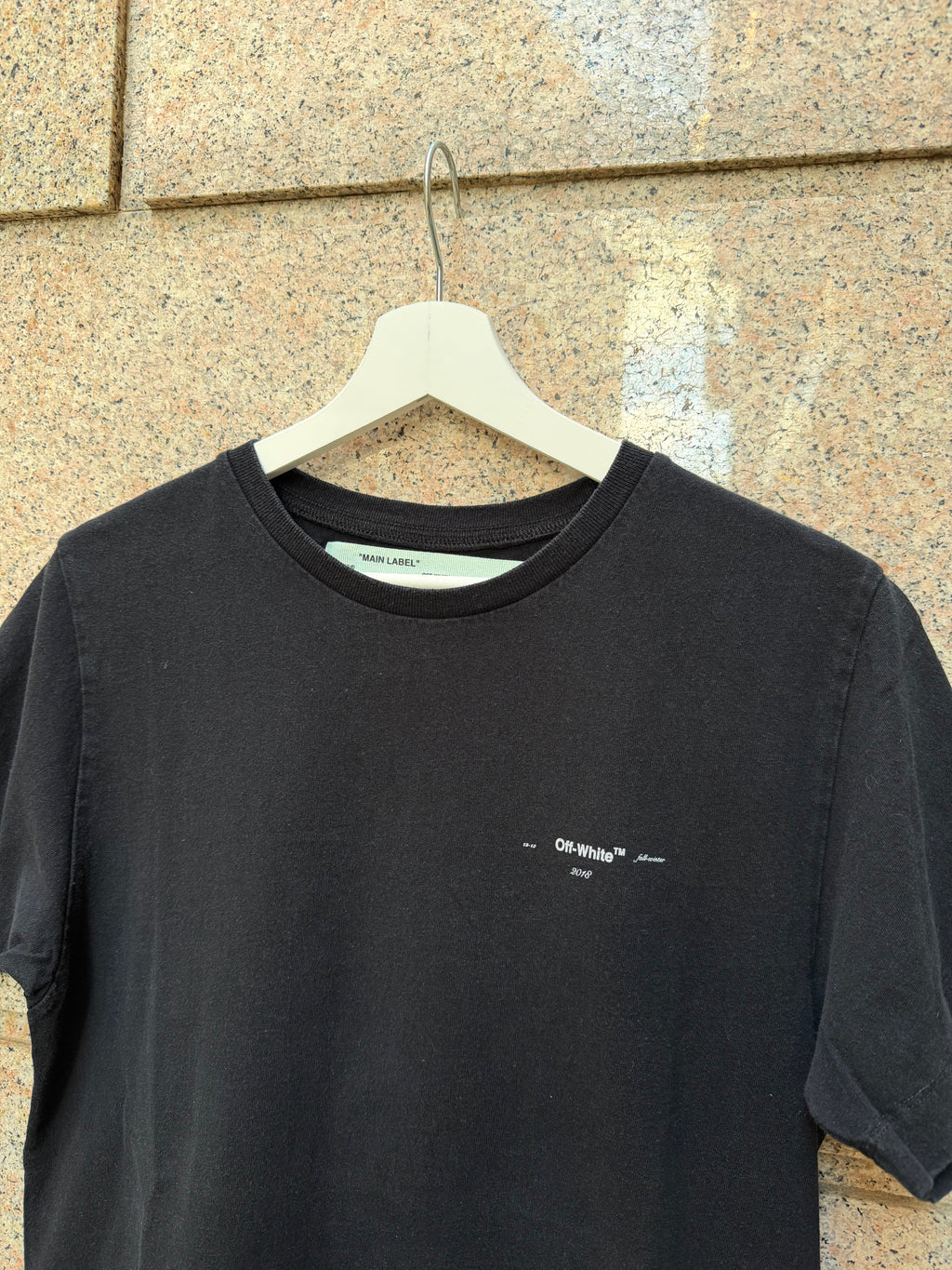 Off-White Black/White Tee - S (USED)