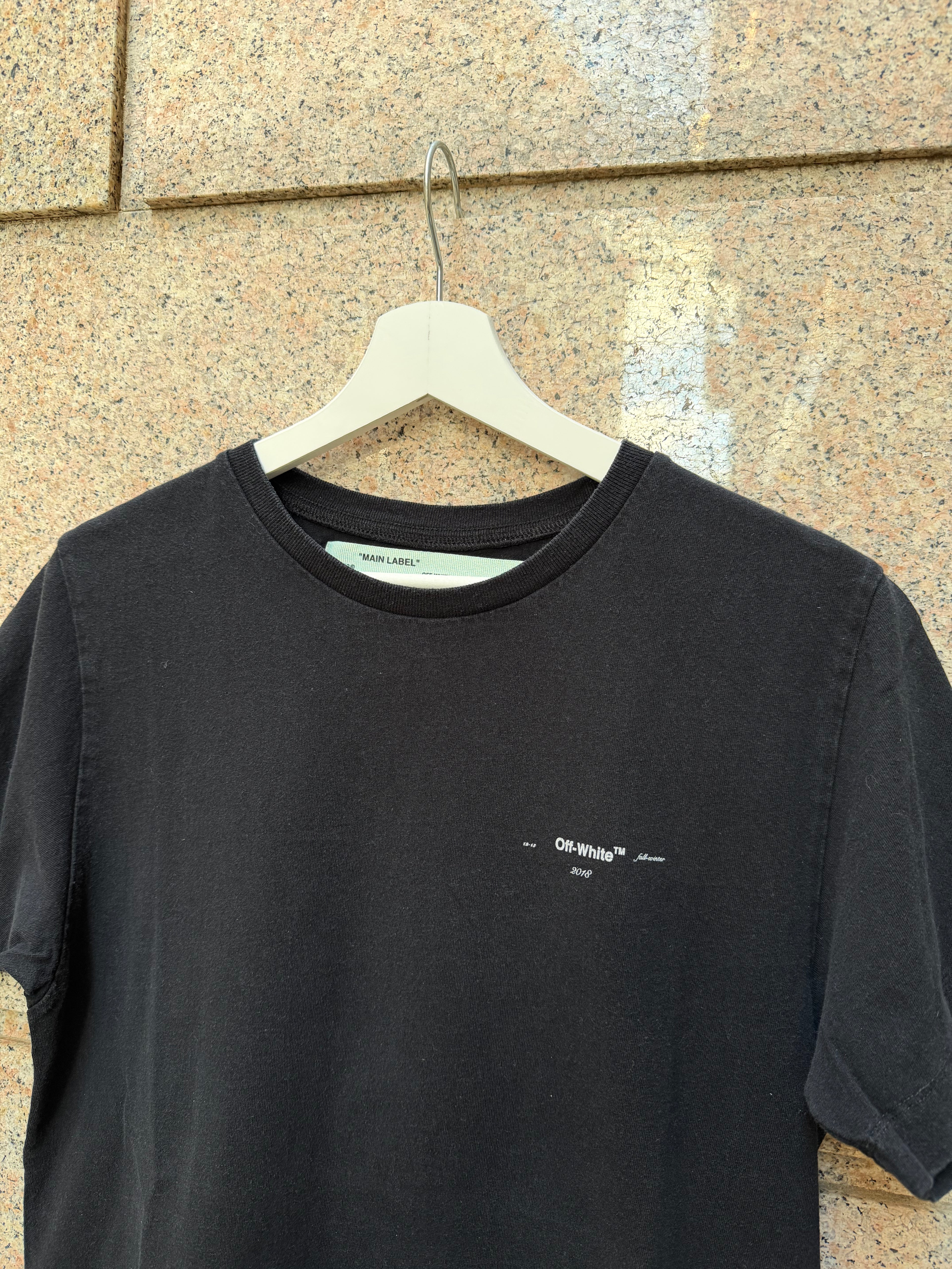 Off-White Black/White Tee - S (USED)