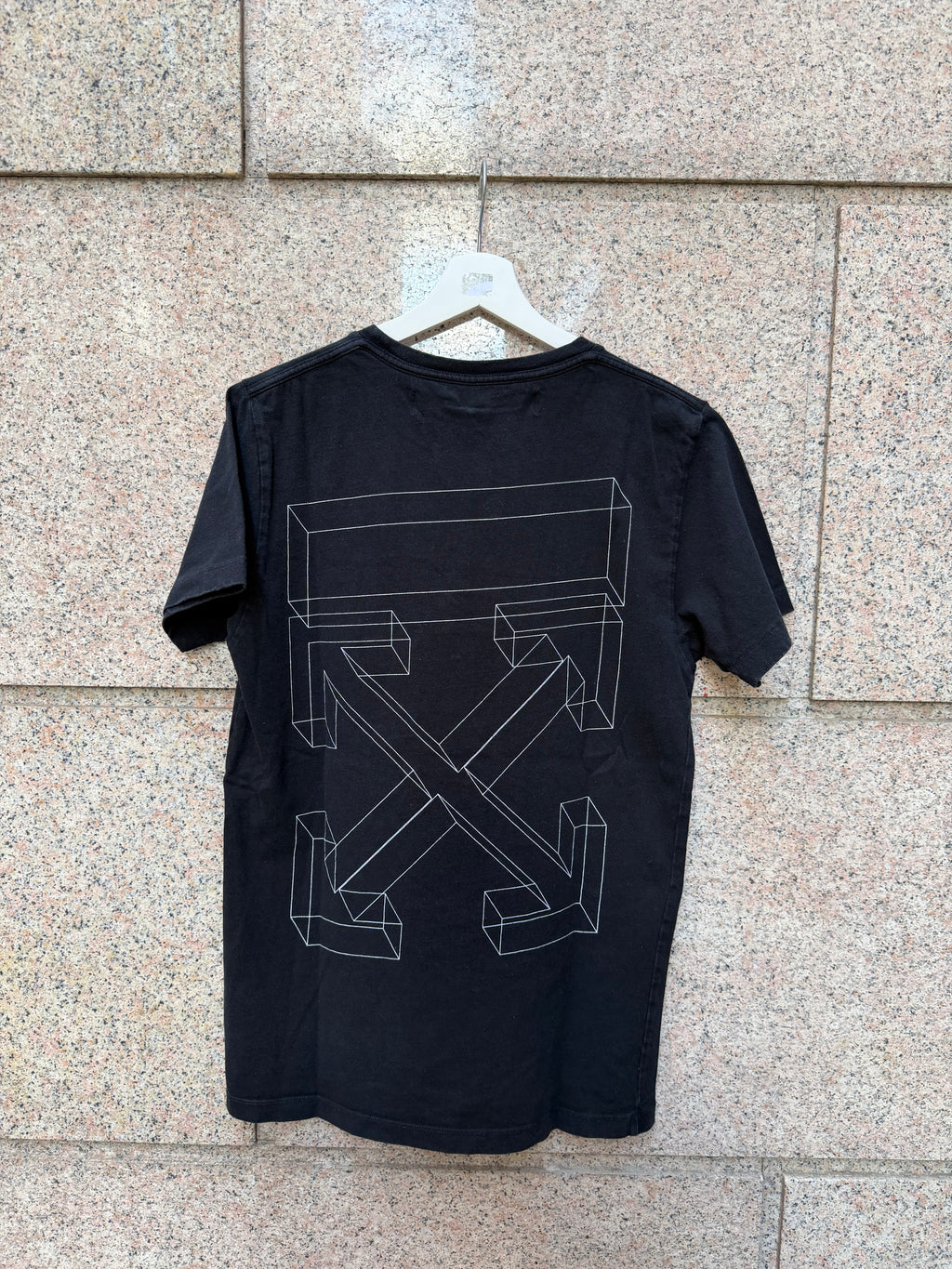 Off-White Black/White Tee - S (USED)