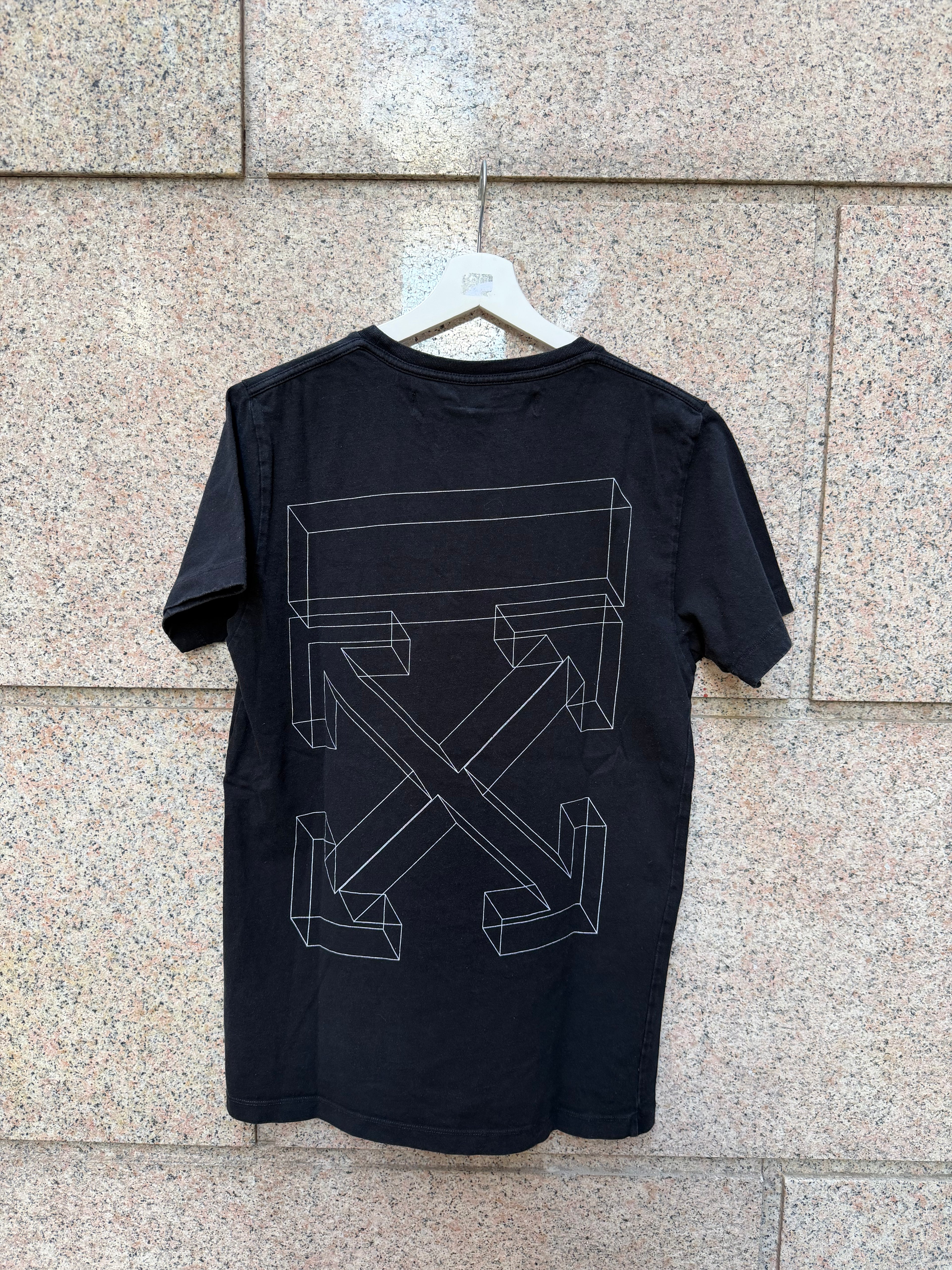 Off-White Black/White Tee - S (USED)