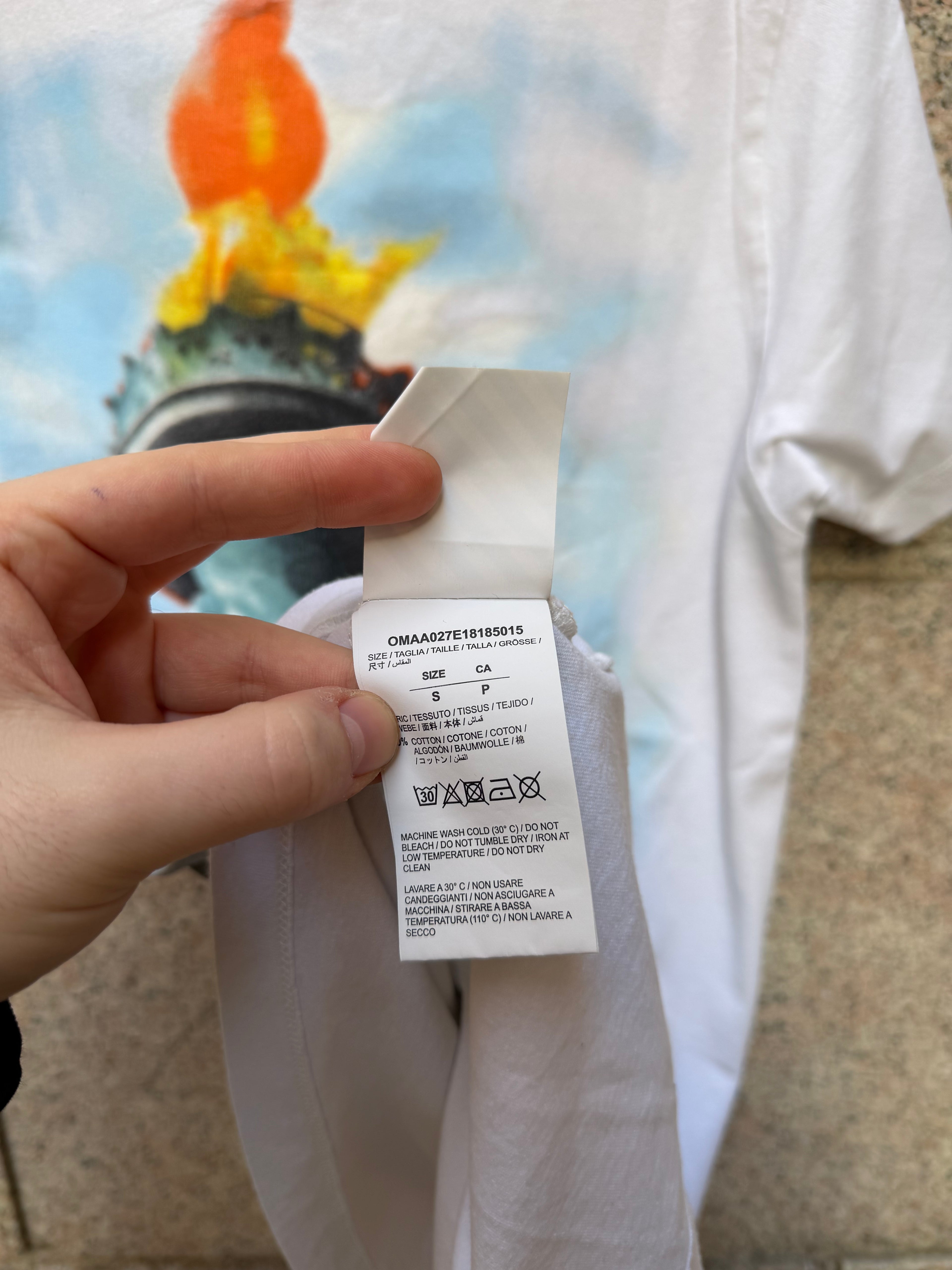 Off-White Statue Of Liberty Tee - S (USED)