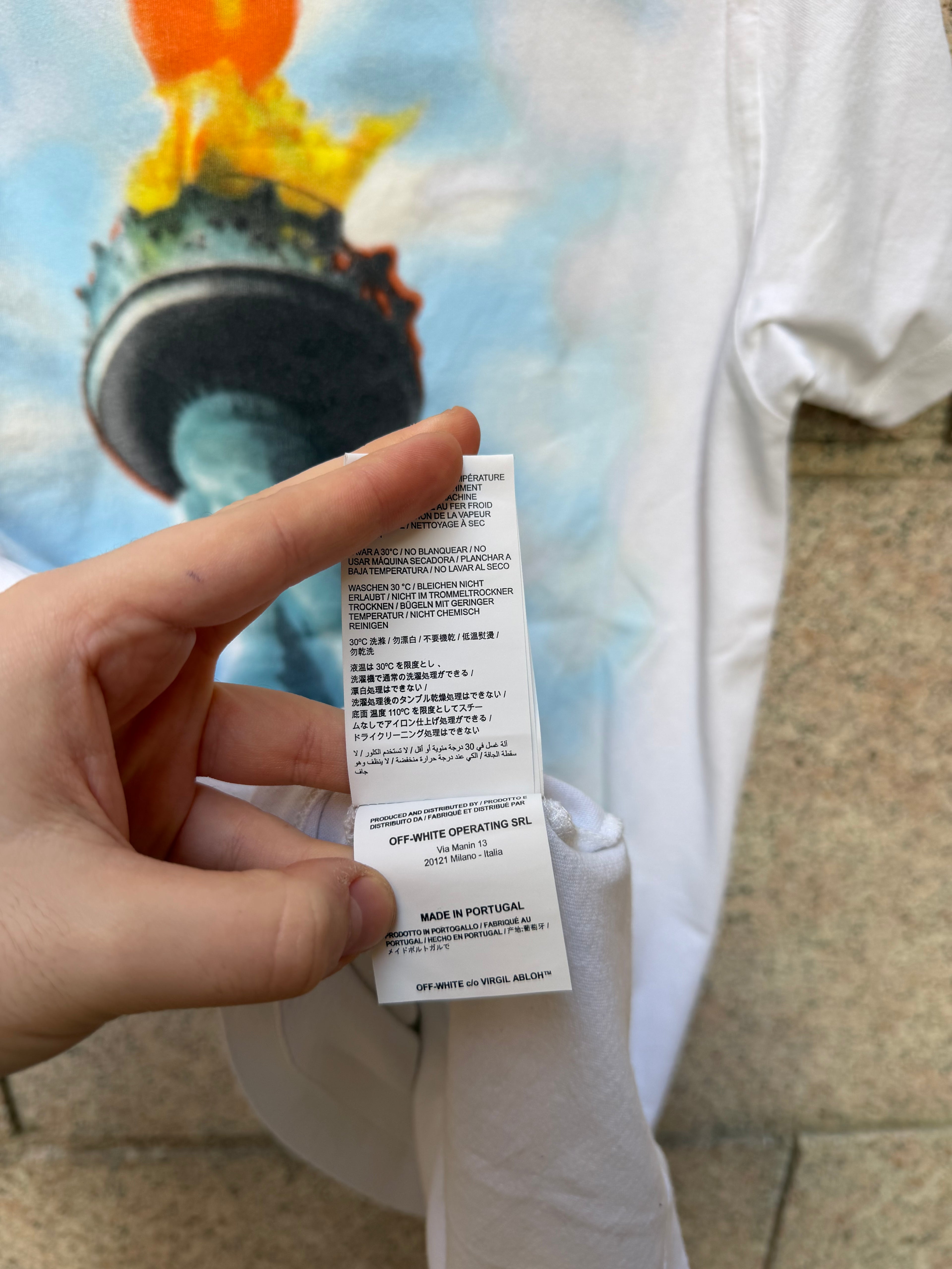 Off-White Statue Of Liberty Tee - S (USED)