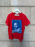 Off-White Bernini Spliced Red Tee - L (USED)