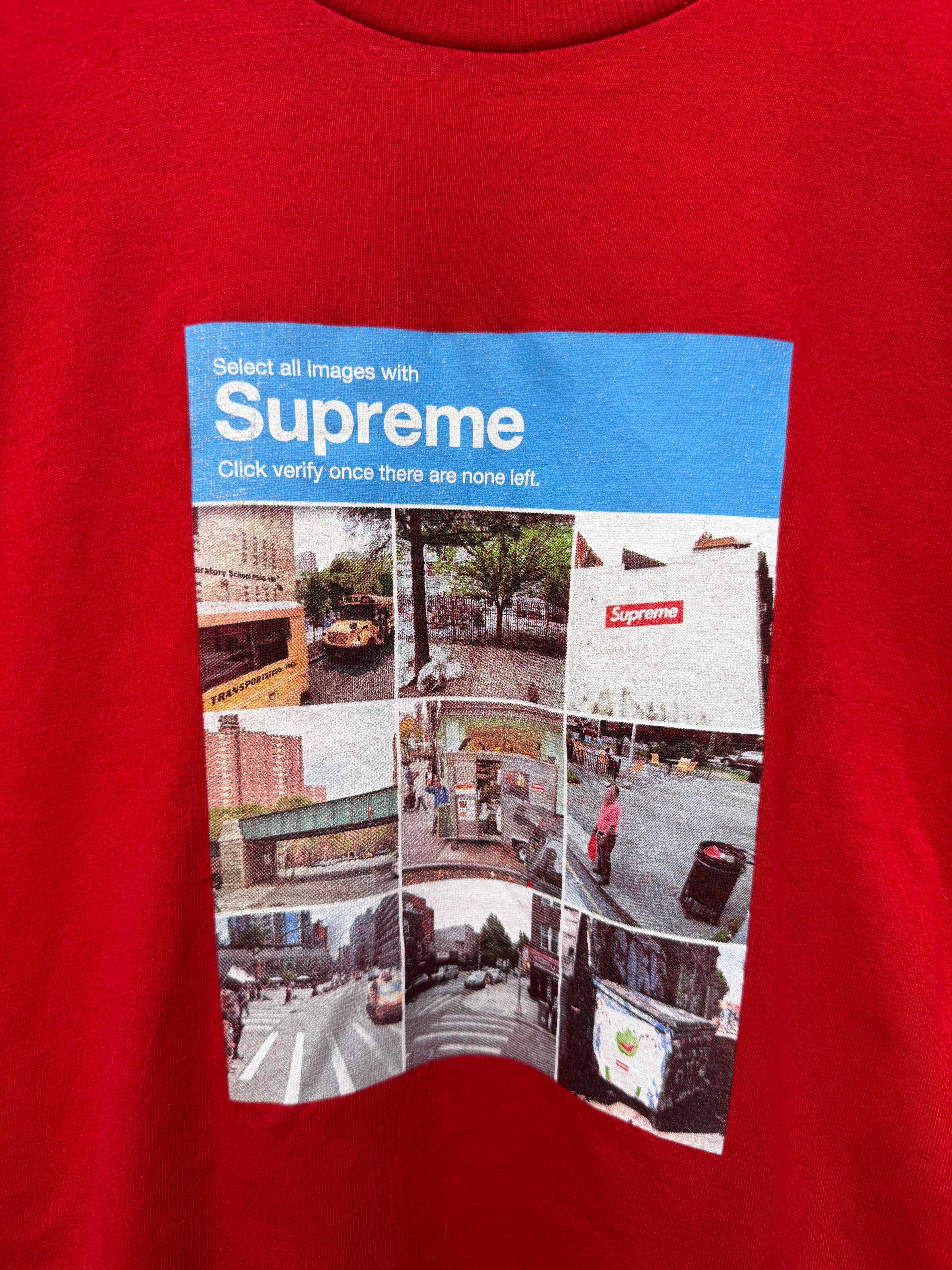 Supreme Captcha Tee Red - M (USED)
