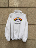 Balenciaga Fleece Pile Rainbow Flag - XS (USED)