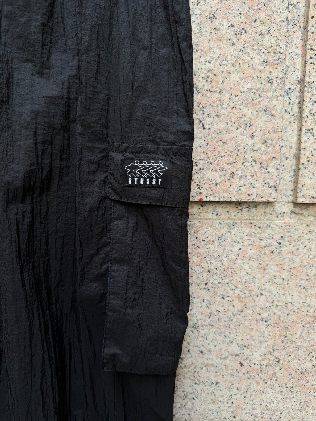 Stussy Pants Nylon Black - XS (USED)
