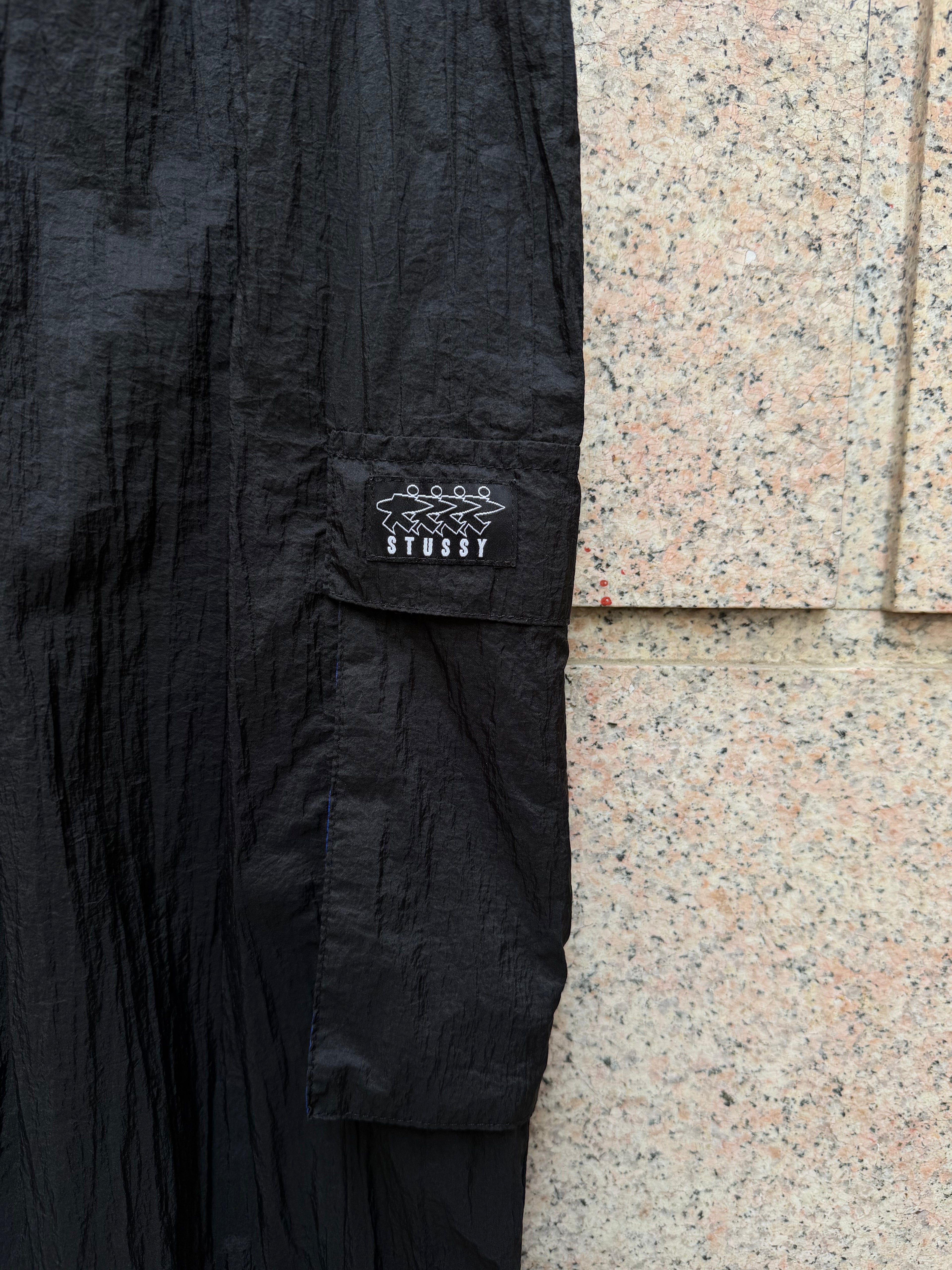 Stussy Pants Nylon Black - XS (USED)