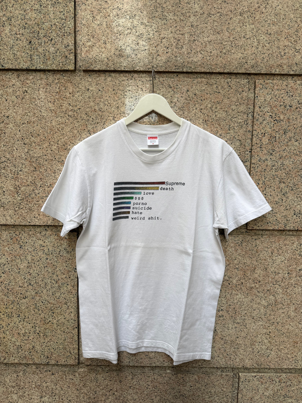 Supreme Legend White Tee - M (USED)