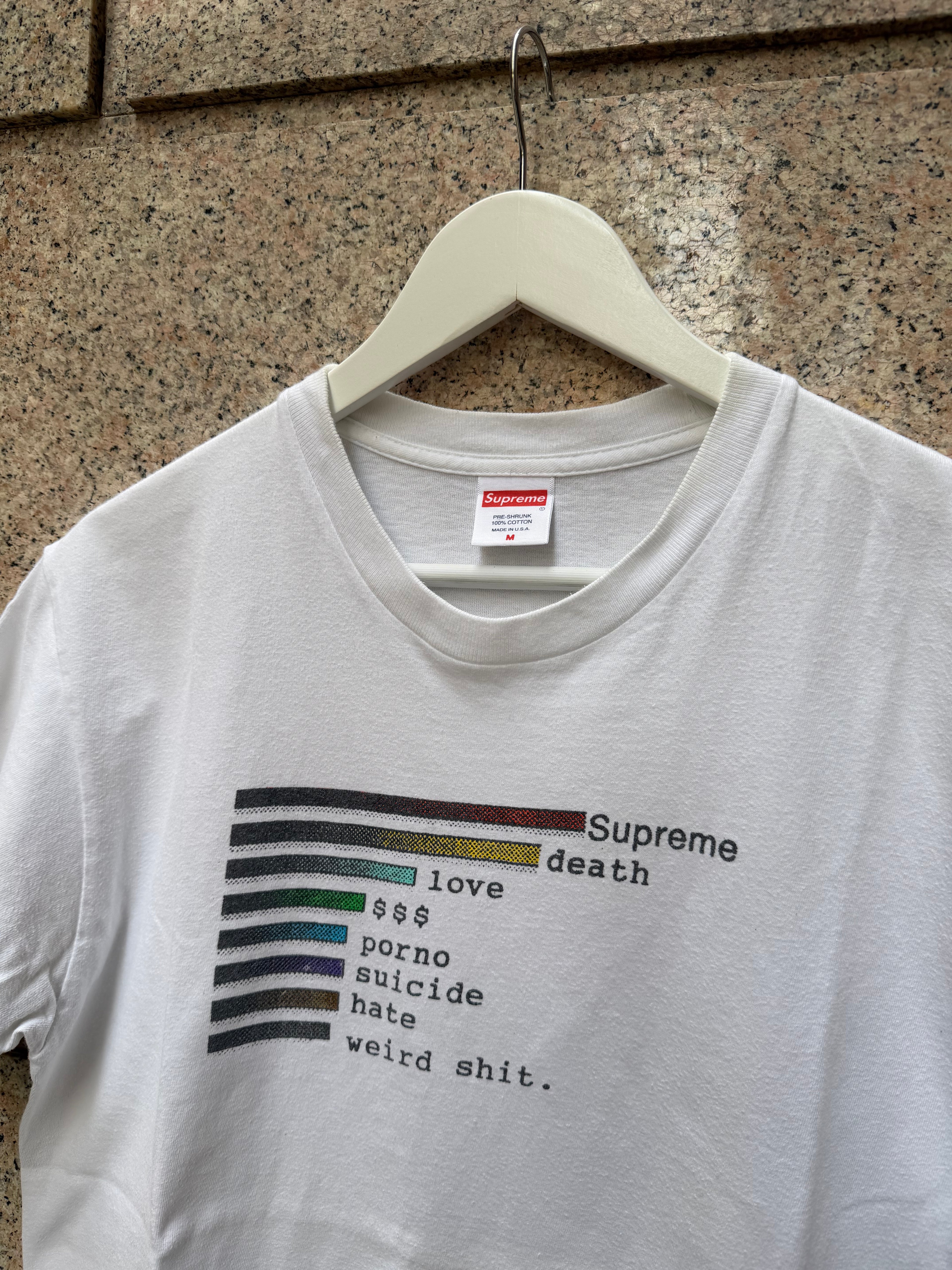 Supreme Legend White Tee - M (USED)