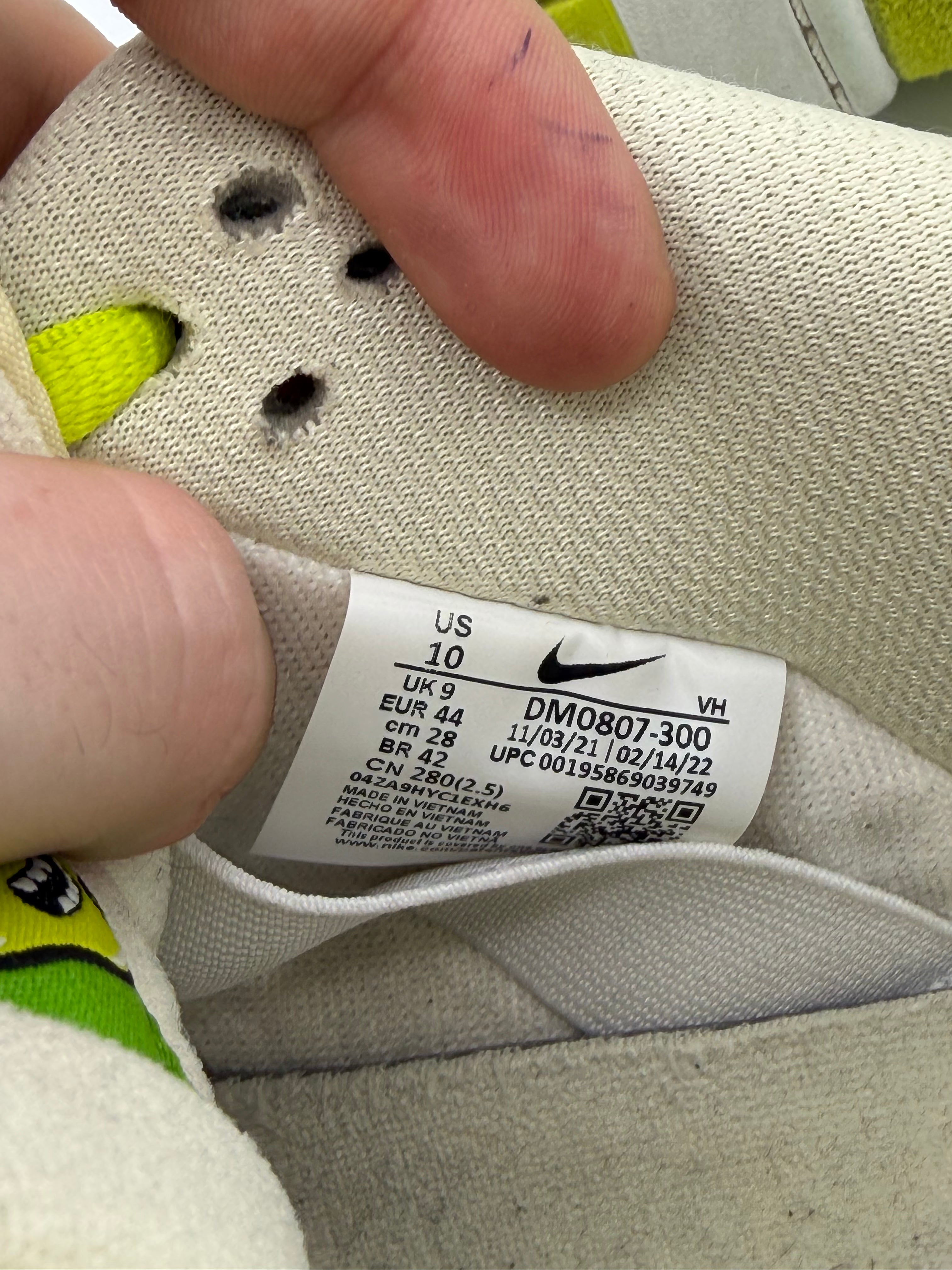 Nike SB Dunk Low Green Apple - 44Eu (USED)