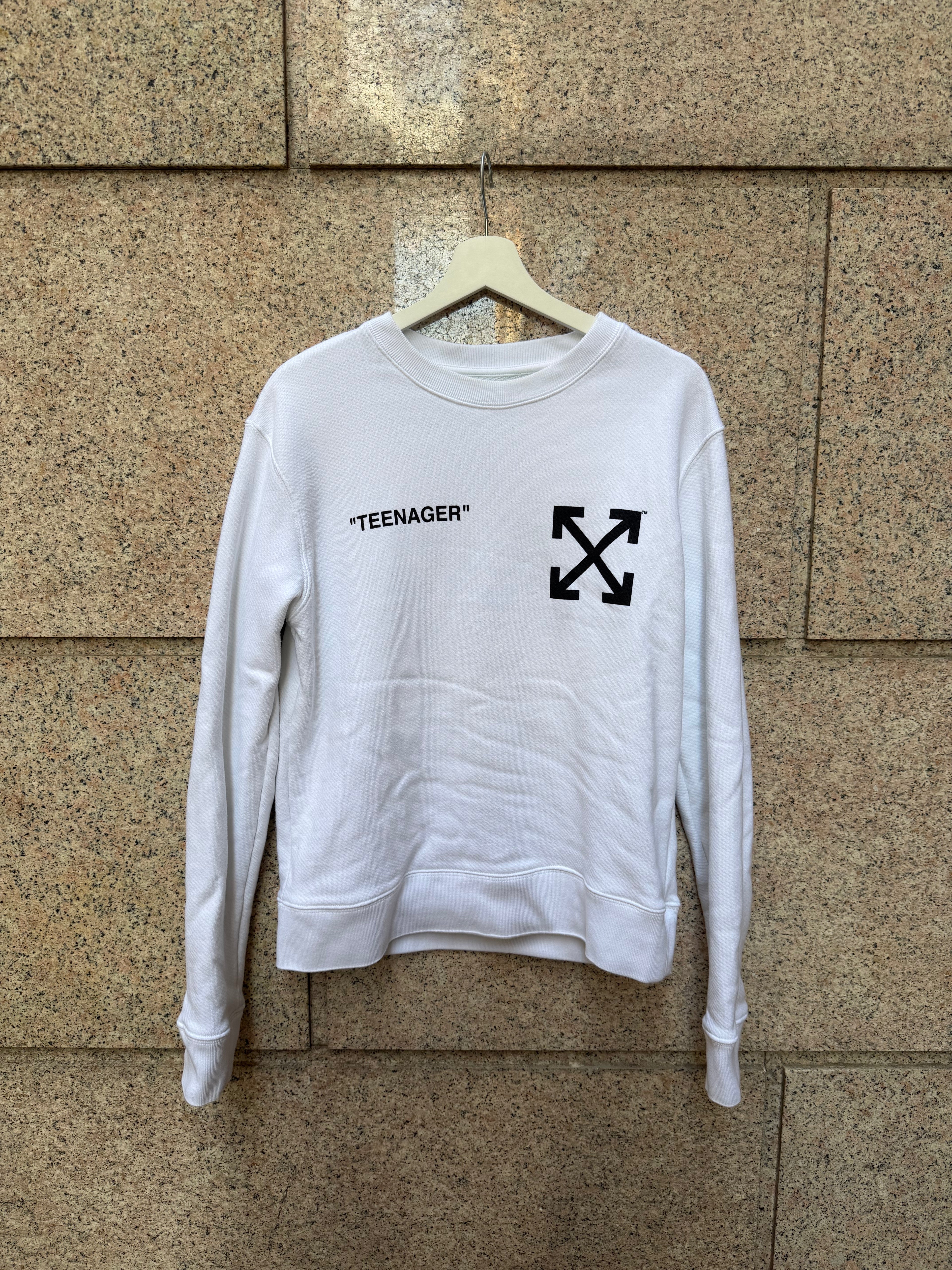 Off-White Bart Simpson Crewneck White  - M (USED)