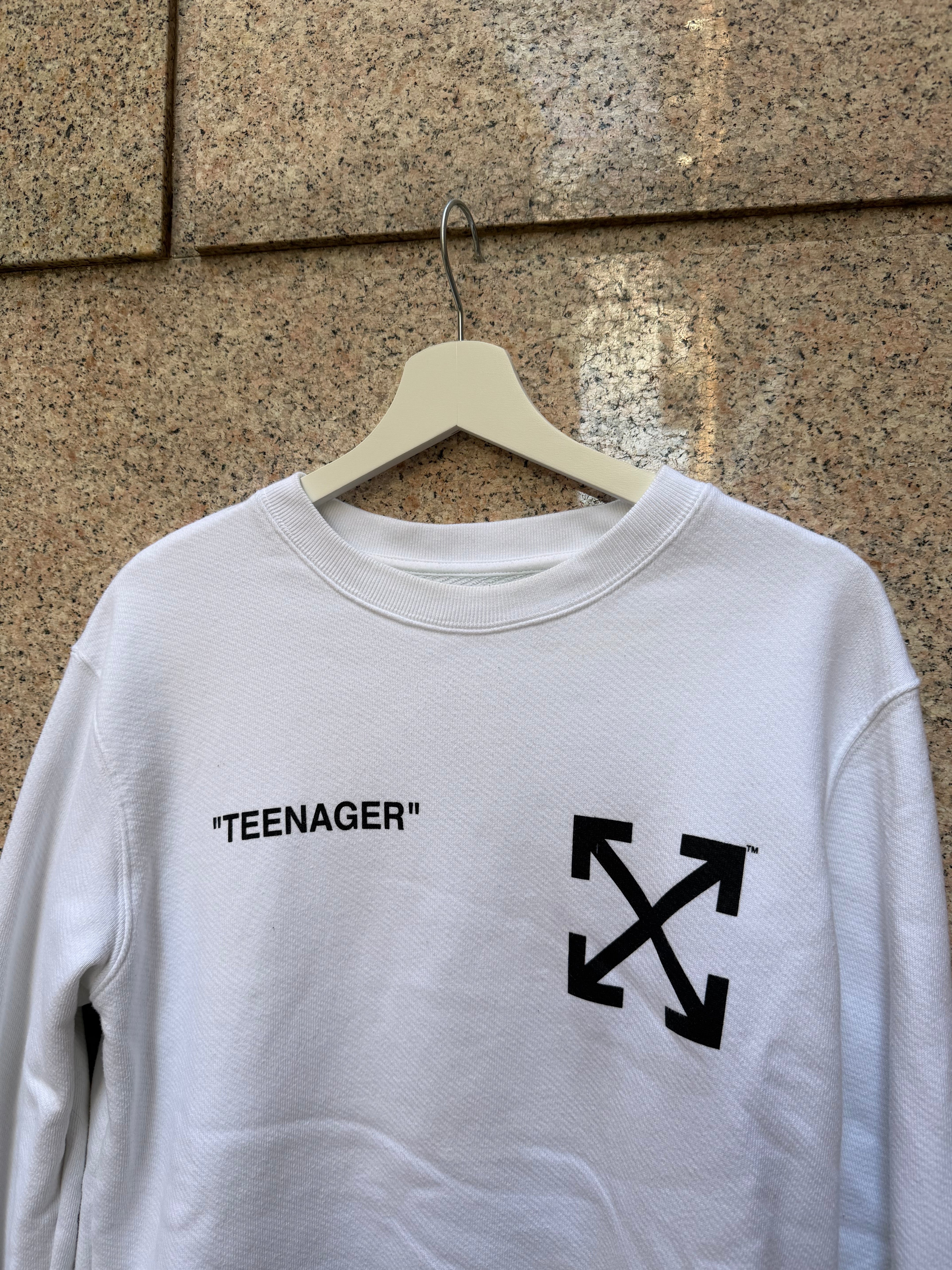 Off-White Bart Simpson Crewneck White  - M (USED)