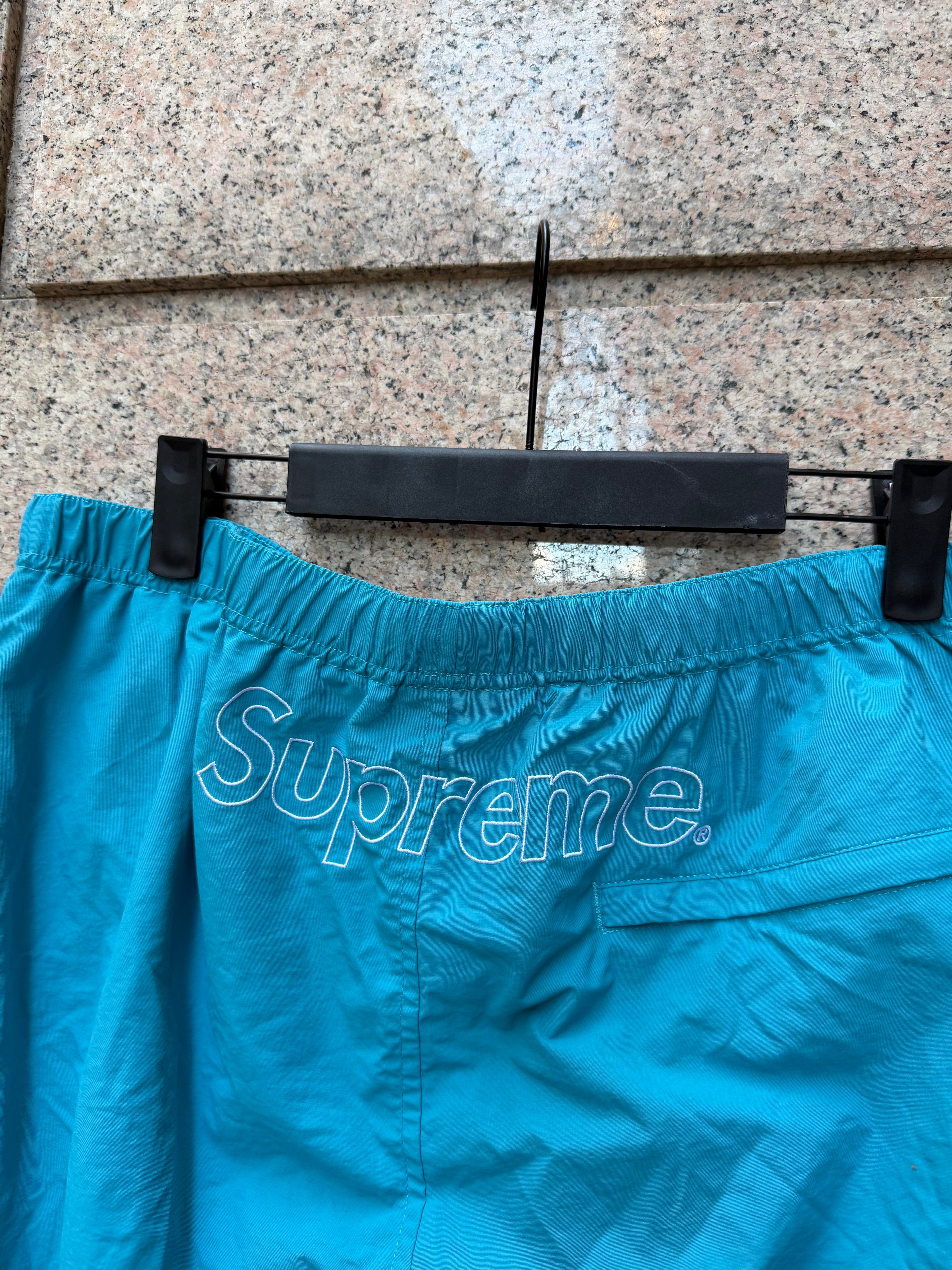 Supreme Track Pants Light Blue - M (USED)