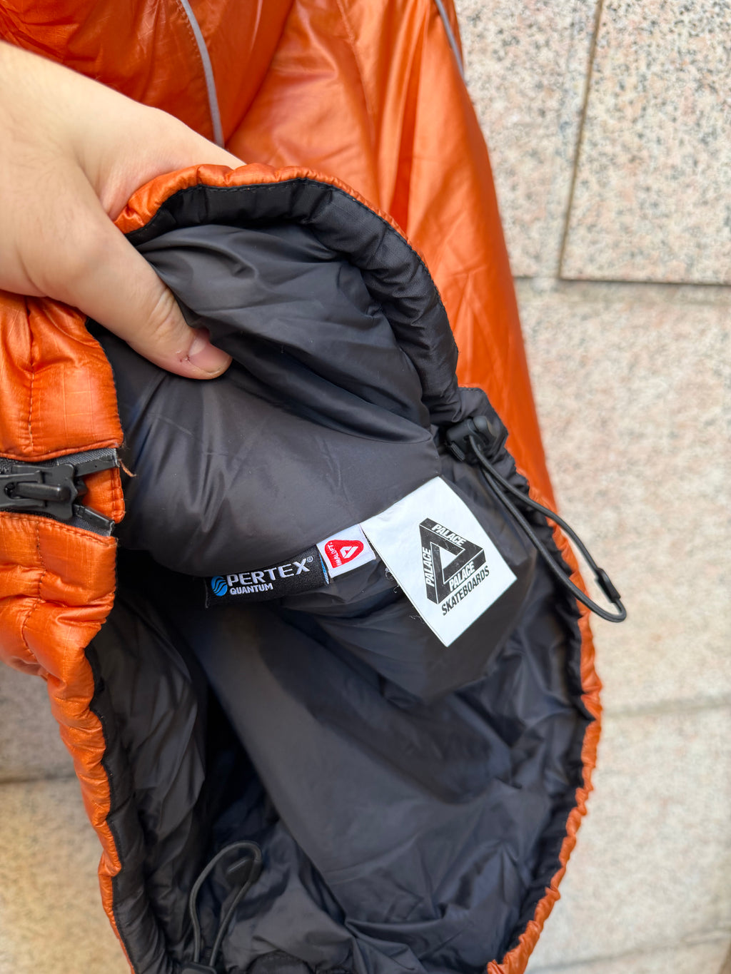 Palace Cyclone Jacket Pertex Quantum Otange - M (USED)