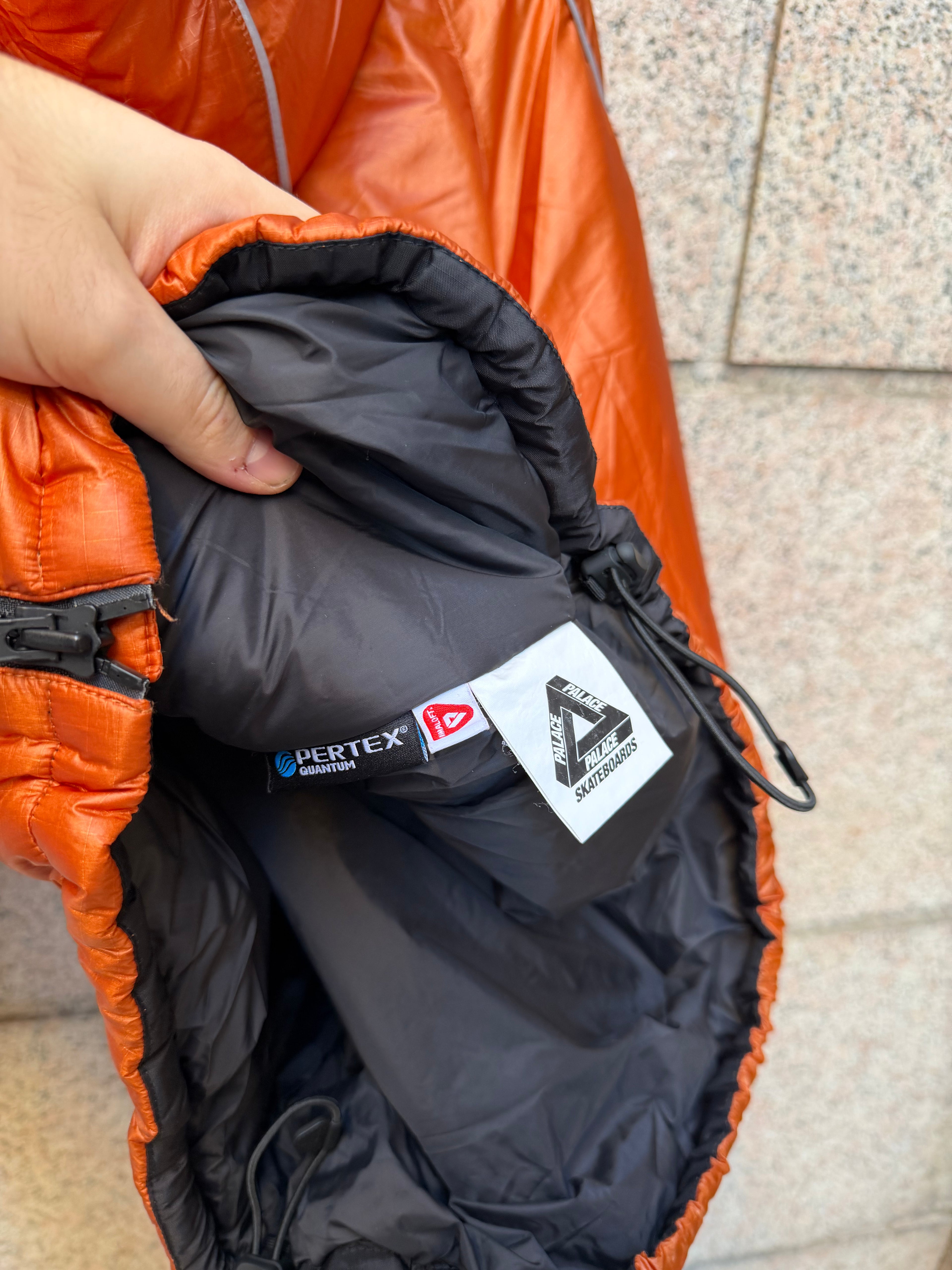 Palace Cyclone Jacket Pertex Quantum Otange - M (USED)