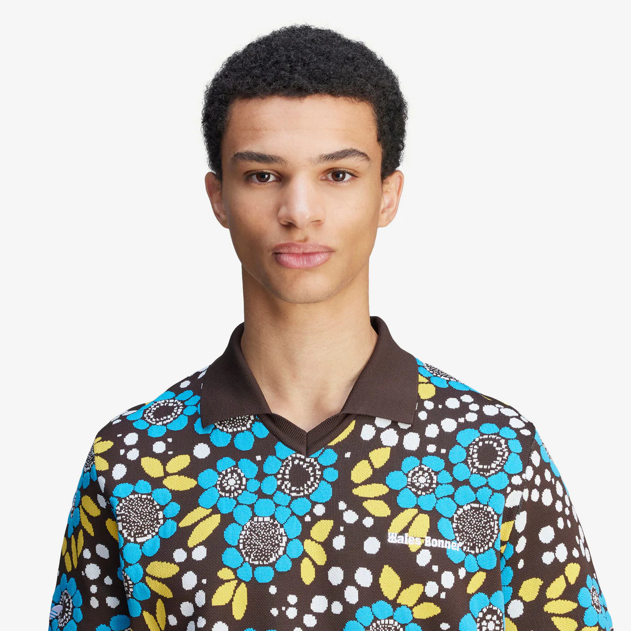 Adidas Originals Knit Floral Polo x Wales Bonner