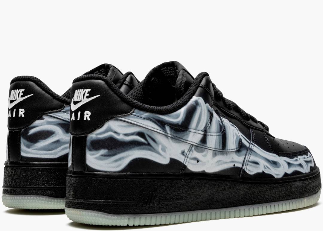 Nike Air Force 1 Low Black Skeleton Halloween (2019)