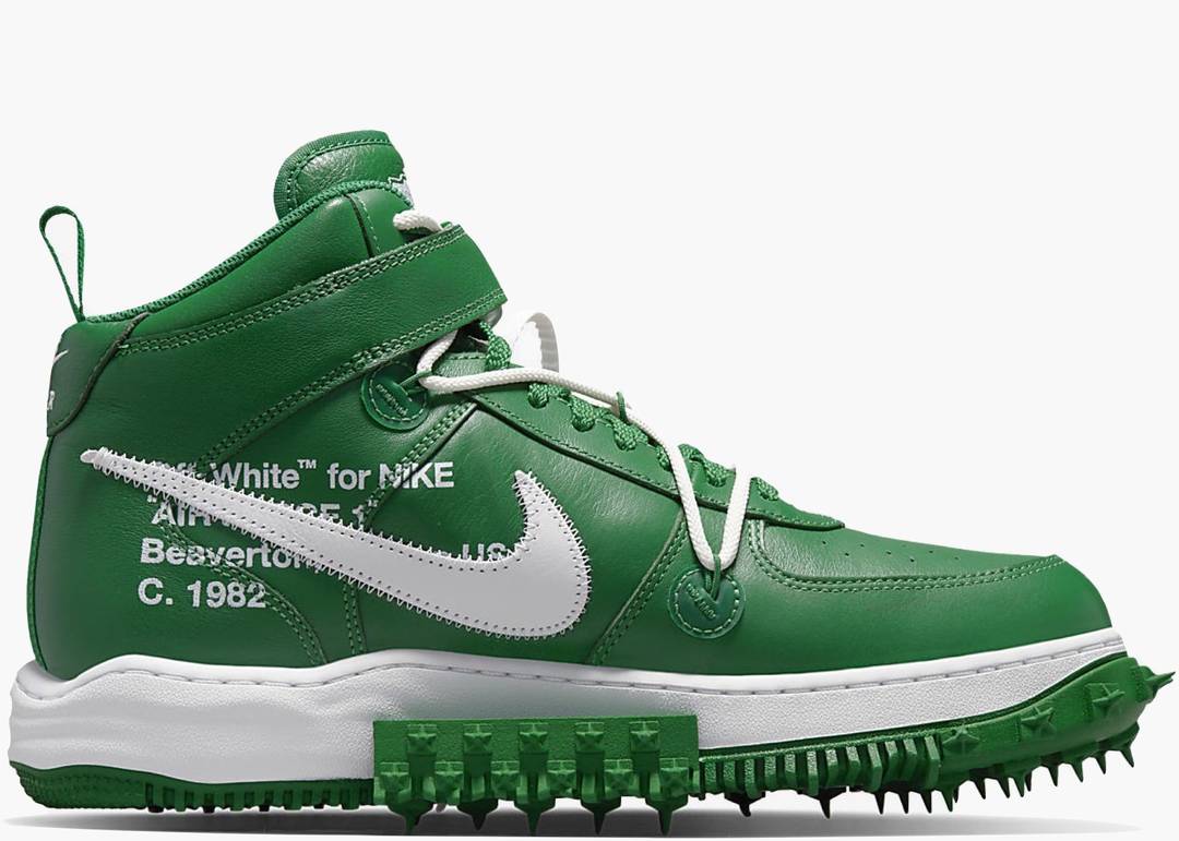 Nike Air Force 1 Mid Off-White Pine Green