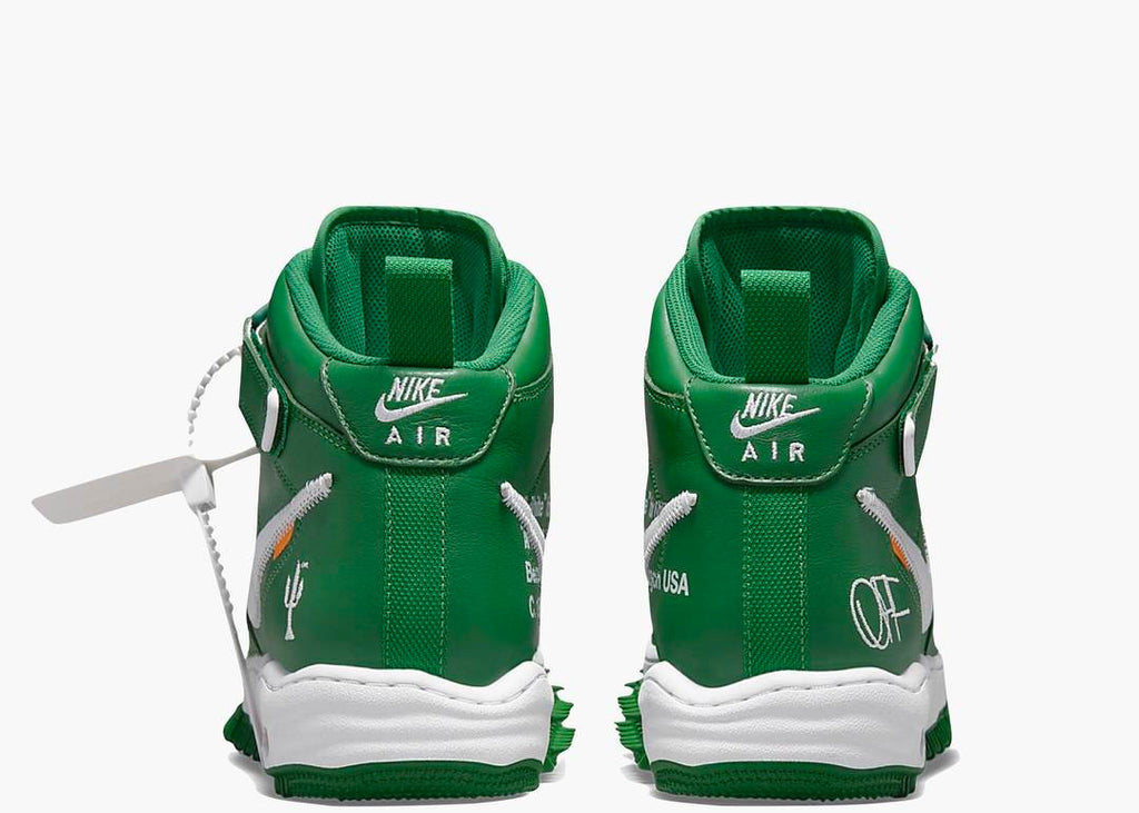 Nike Air Force 1 Mid Off-White Pine Green