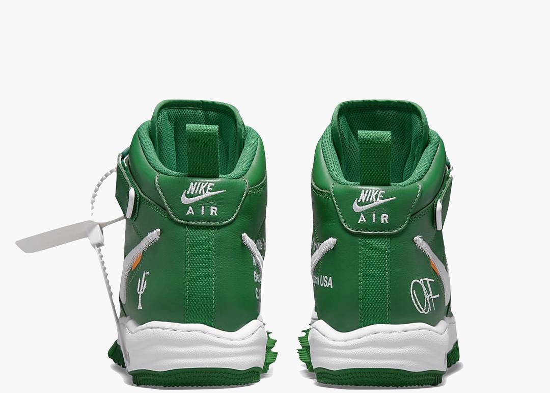 Nike Air Force 1 Mid Off-White Pine Green