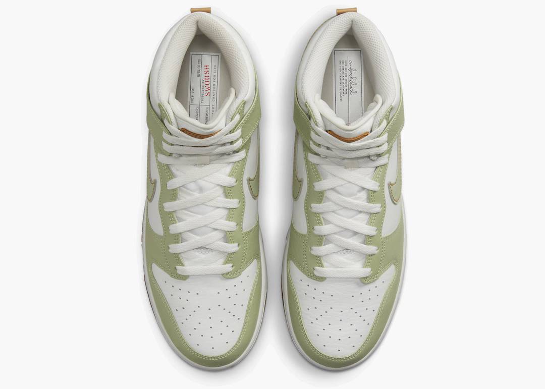 Nike Dunk High SE Inspected By Swoosh Honeydew