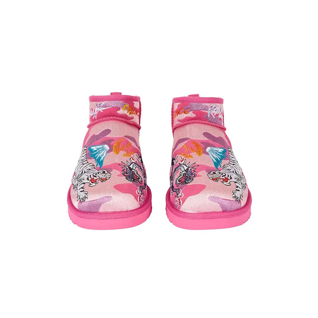 UGG Classic Ultra Mini Boot Palace Pink Camo