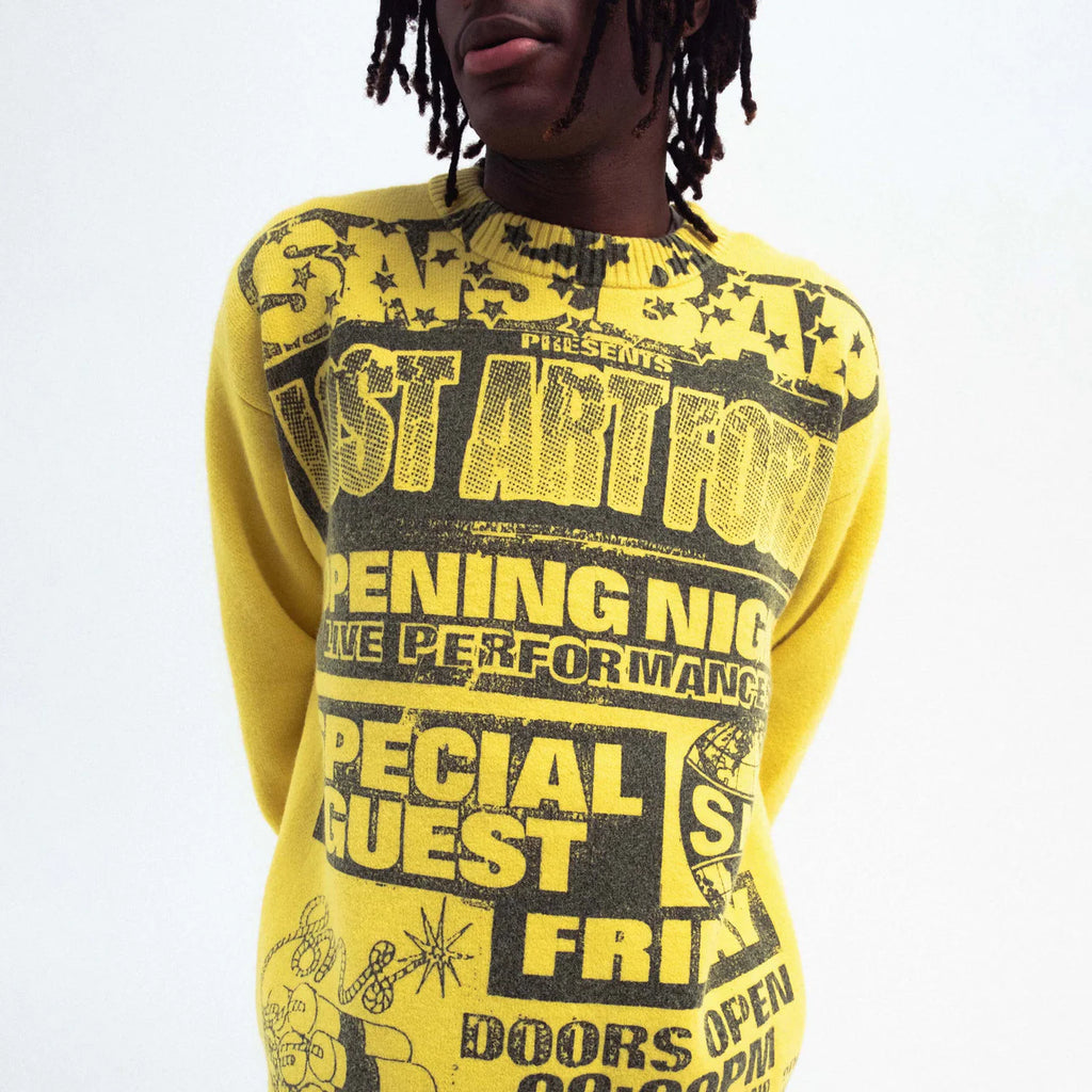 SNS Knitted Sweater Yellow