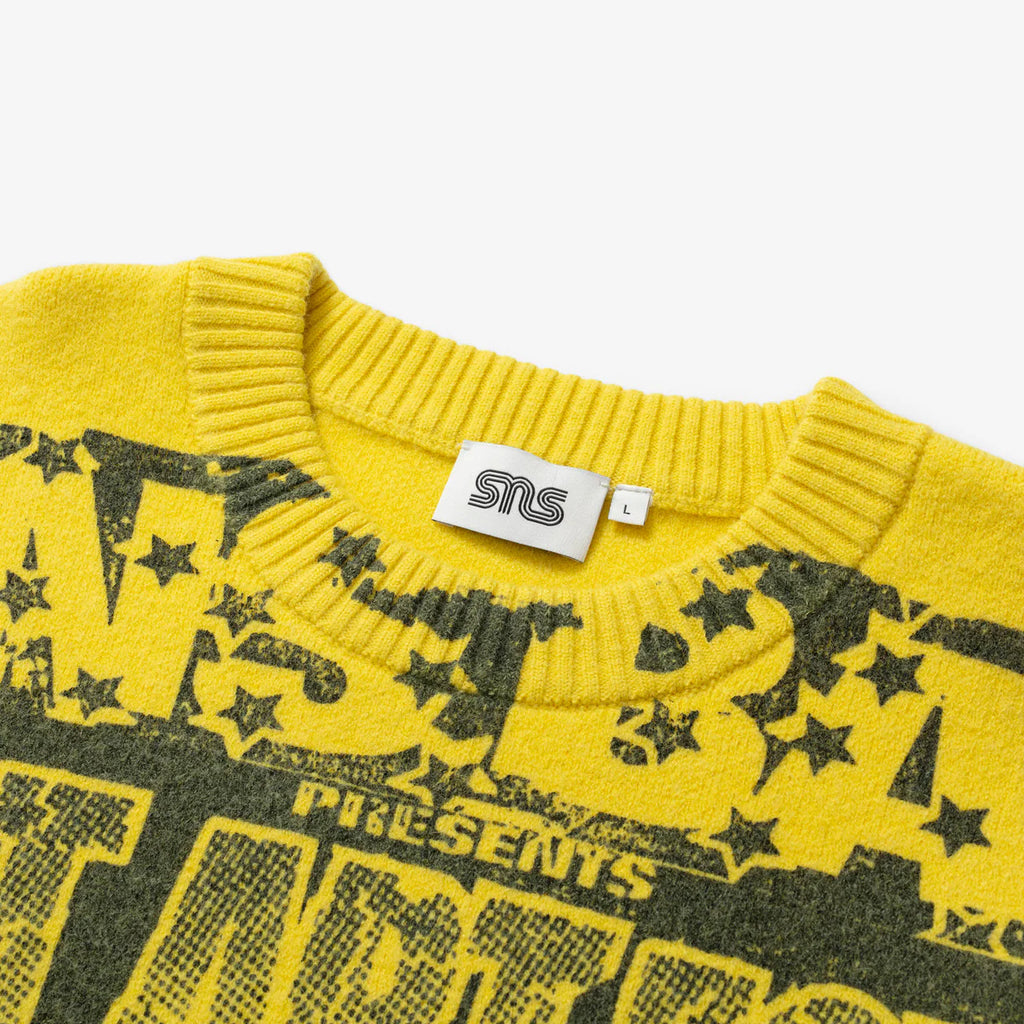 SNS Knitted Sweater Yellow