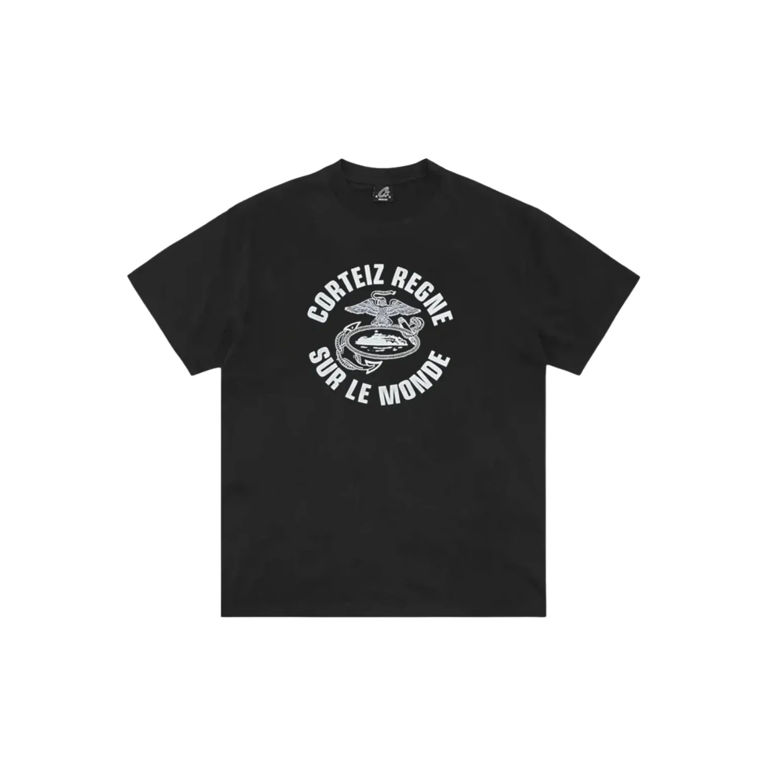 Corteiz Regne Sur Le Monde Tee Black