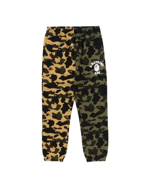 A Bathing Ape BAPE Green 1St Camo Separate Regular Fit Sweat Pants