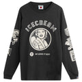 Icecream Multi Graphic Longsleeve T-Shirt Black